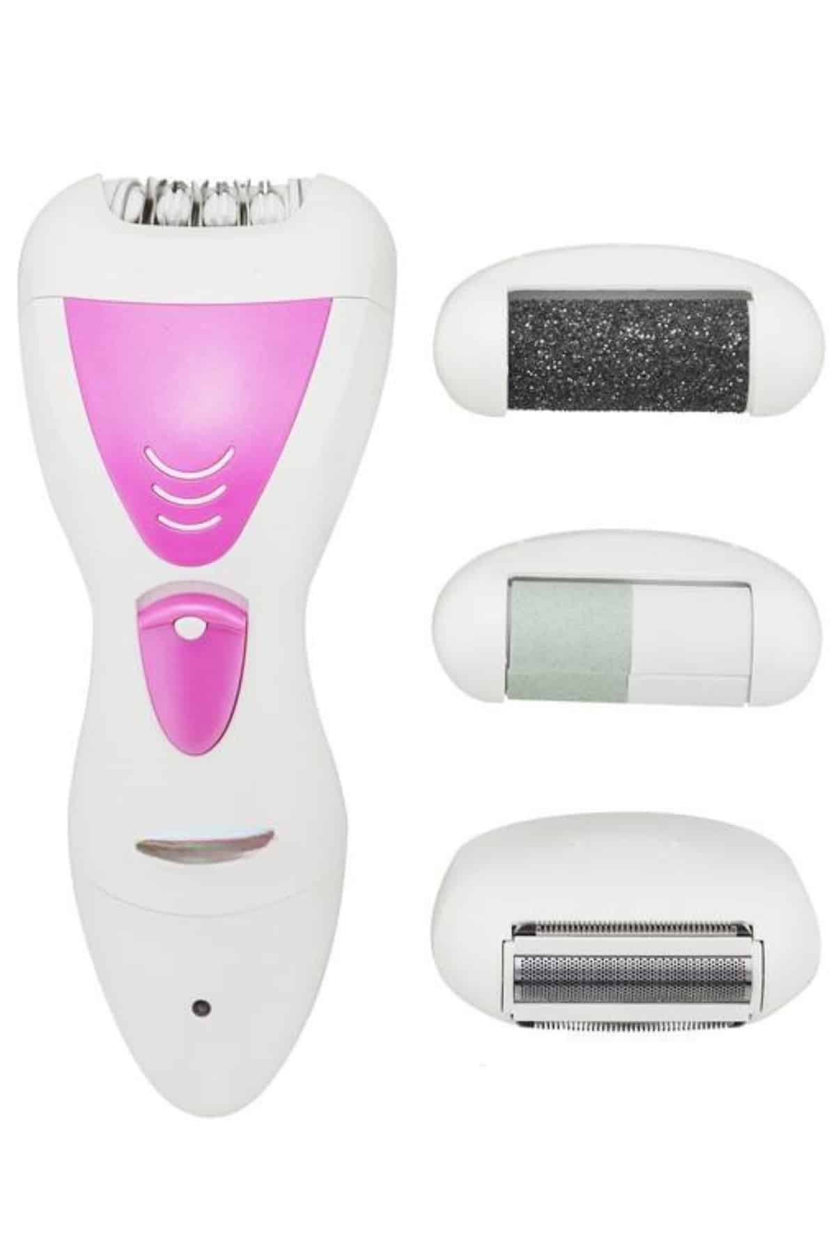 Epilatör Cihazı Epilasyon Aleti Çoklu Başlık Seçeneği Ayak Törpüsü - Lisinya