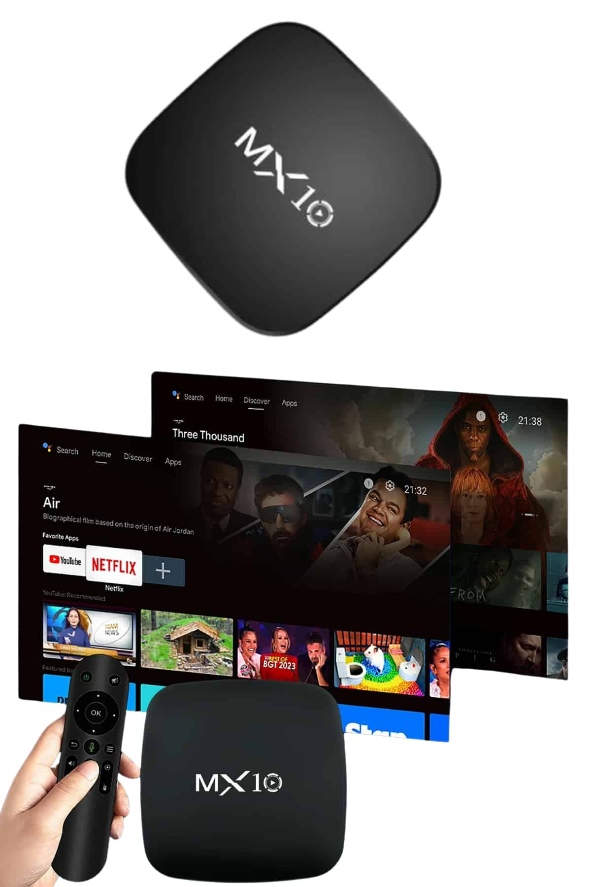 2.4G Wifi Tv Box Medya Oynatıcı TV Uyumlu MX Box Kutusu Android TV - Lisinya