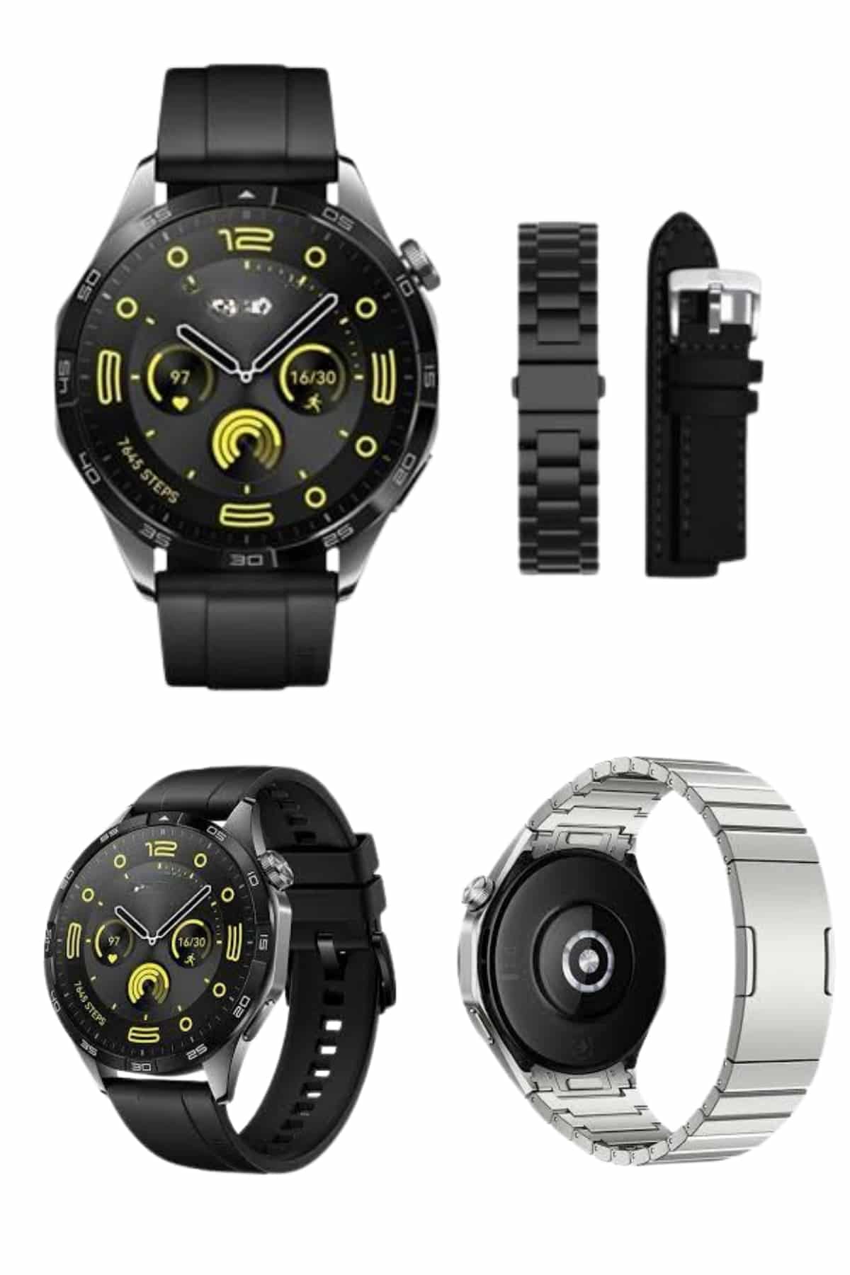 Amoled Ekran 3 Kordonlu Akıllı Saat 5.0 Bluetooth Bağlantılı Android ve İOS Uyumlu - Lisinya