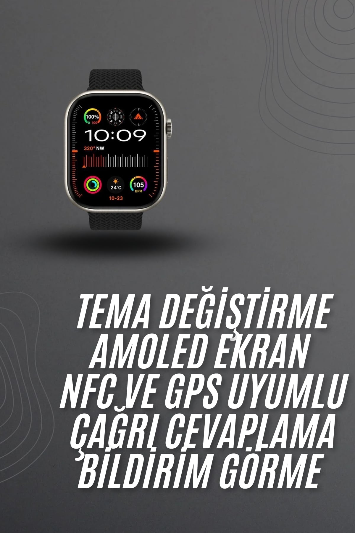 Akıllı saat 2.02 inch Nabız Ölçer Arama Konuşma Müzik Dinleme - Lisinya Akıllı saat 2.02 inch Nabız Ölçer Arama Konuşma Müzik Dinleme - Lisinya