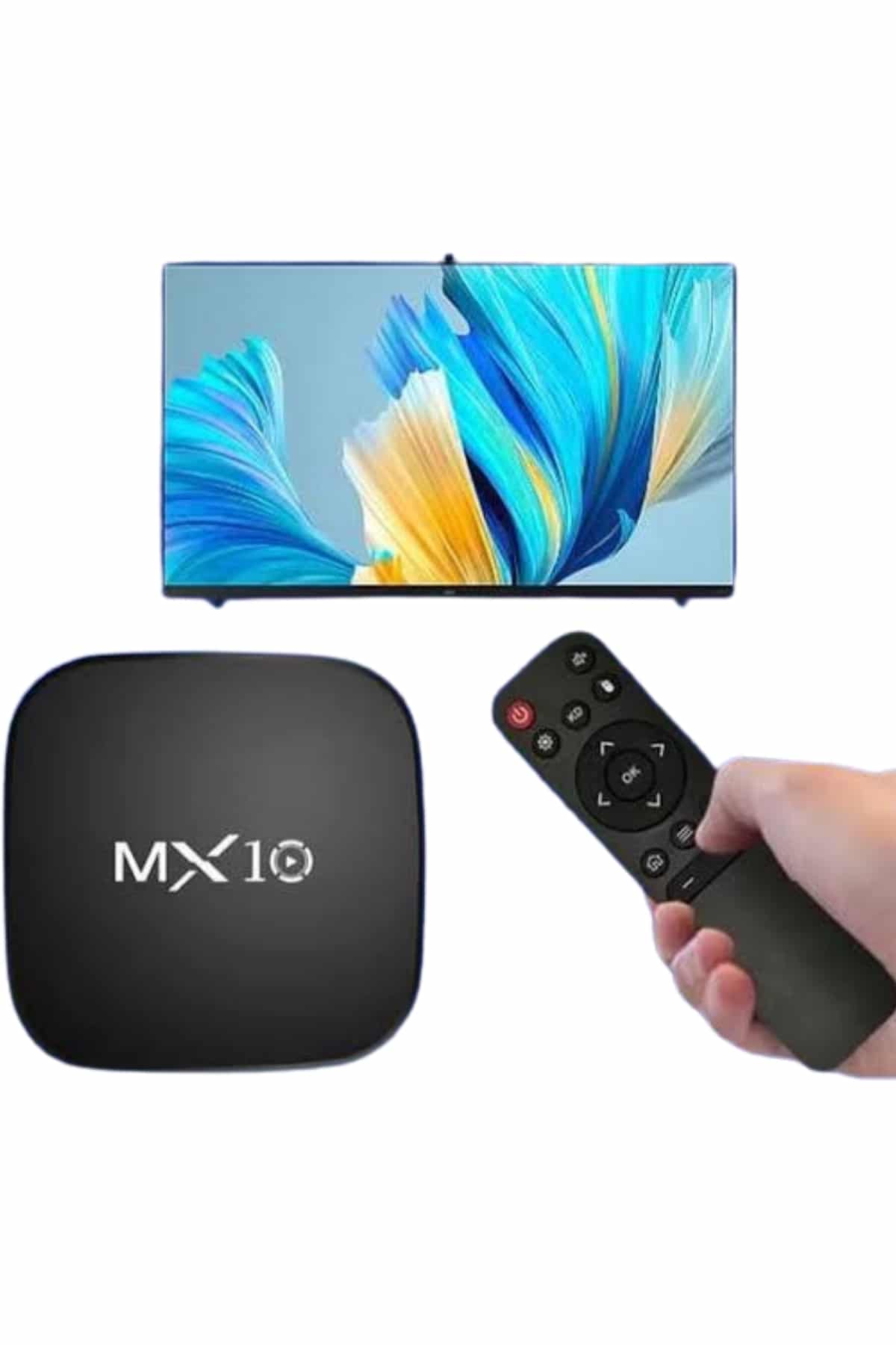 Akıllı TV kutusu Mx Box Android 7.1 TV kutusu 2.4G Wifi - Lisinya