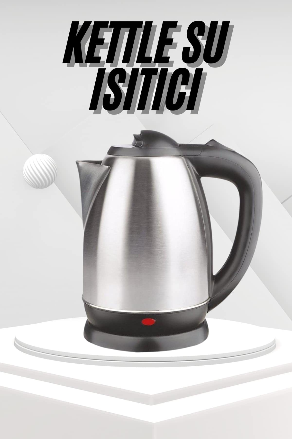 Yeni Nesil Saplı Uzun Ömürlü Paslanmaz Çelik Su Isıtıcı Kettle - Lisinya