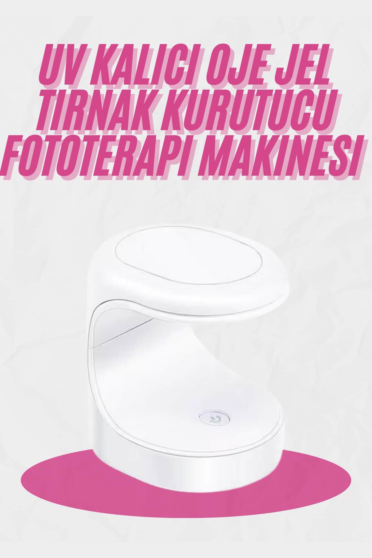 Kalıcı Oje Kurutucu Mini UV Işınlı Taşınabilir Hızlı ve Pratik Oje Kurutucu - Lisinya