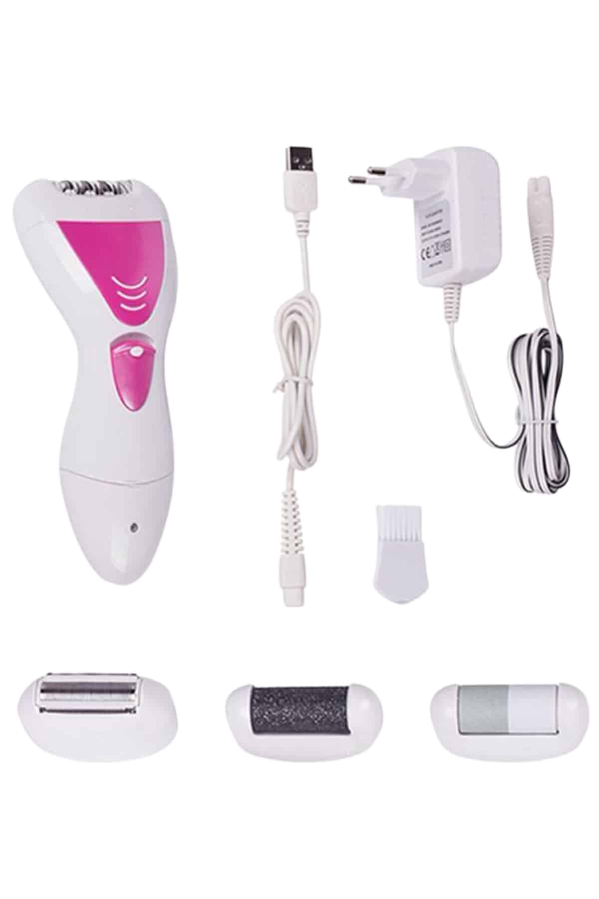 Şarjlı Epilasyon Cihazı Çok Başlıklı Ayak Bakımına Uygun Epilatör Aleti - Lisinya