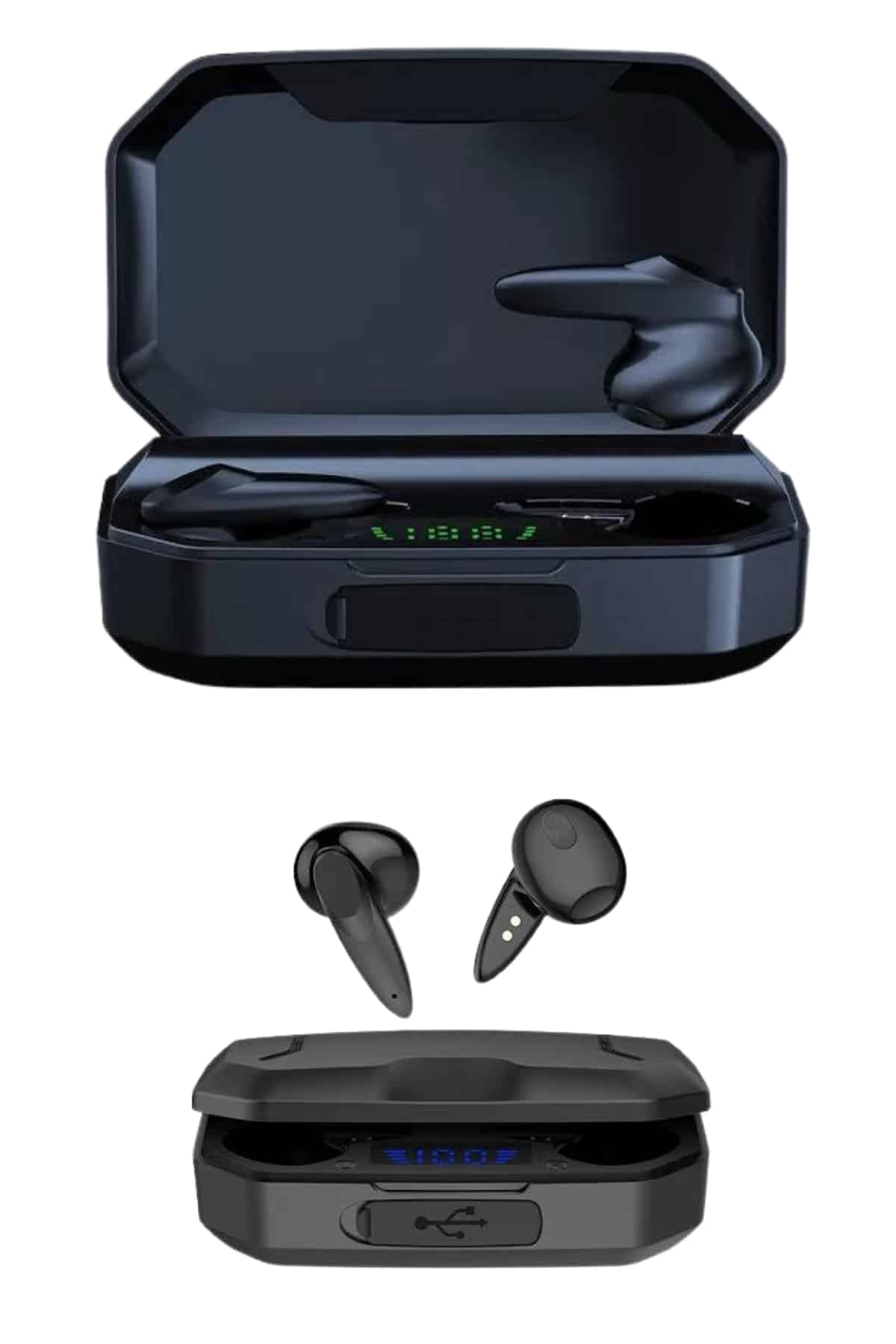 Kulak İçi Bluetooth Kulaklık Rgb Işıklı Çift Mikrofonlu iOS/Android Uyumlu BT 5.2 - Lisinya