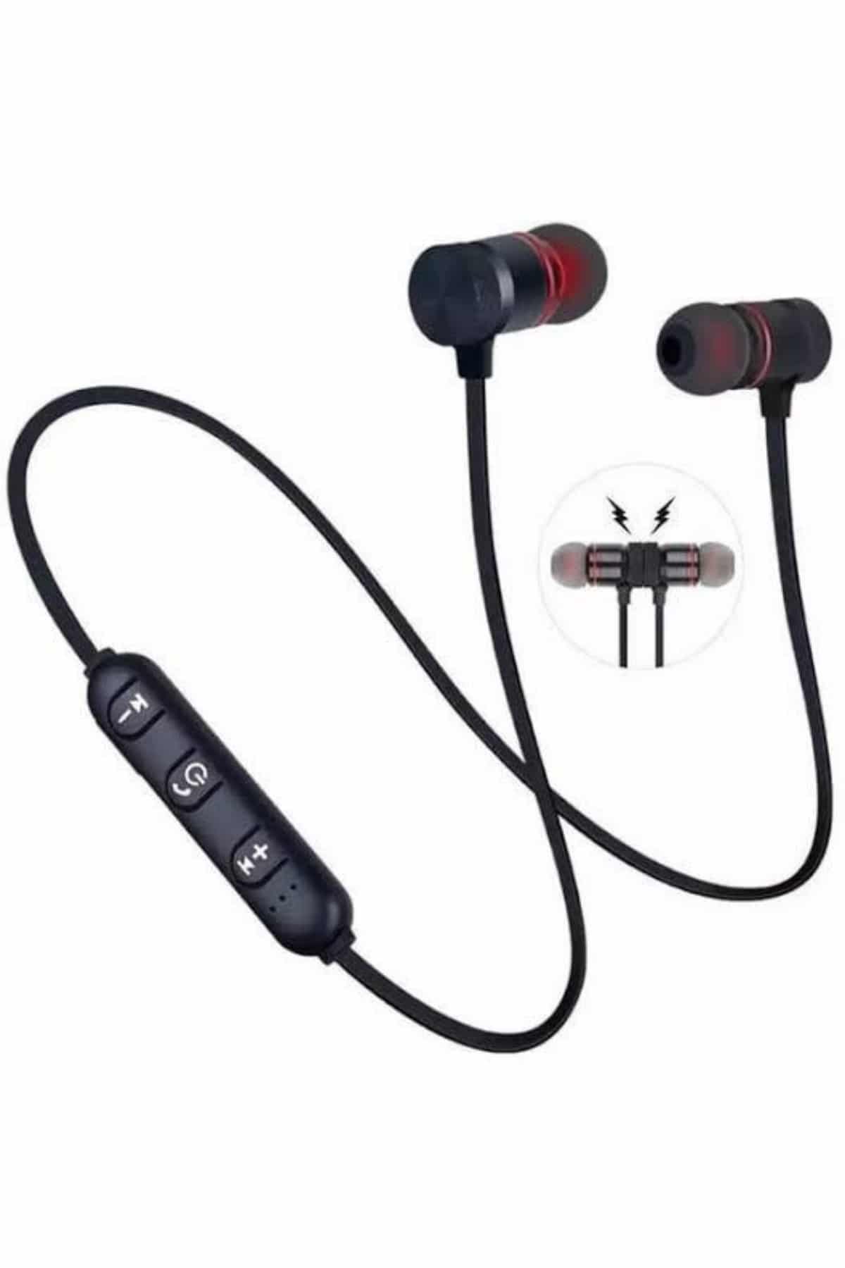 Bluetooth Bağlantılı Kablolu Mıknatıslı Sport Kulaklık - Lisinya