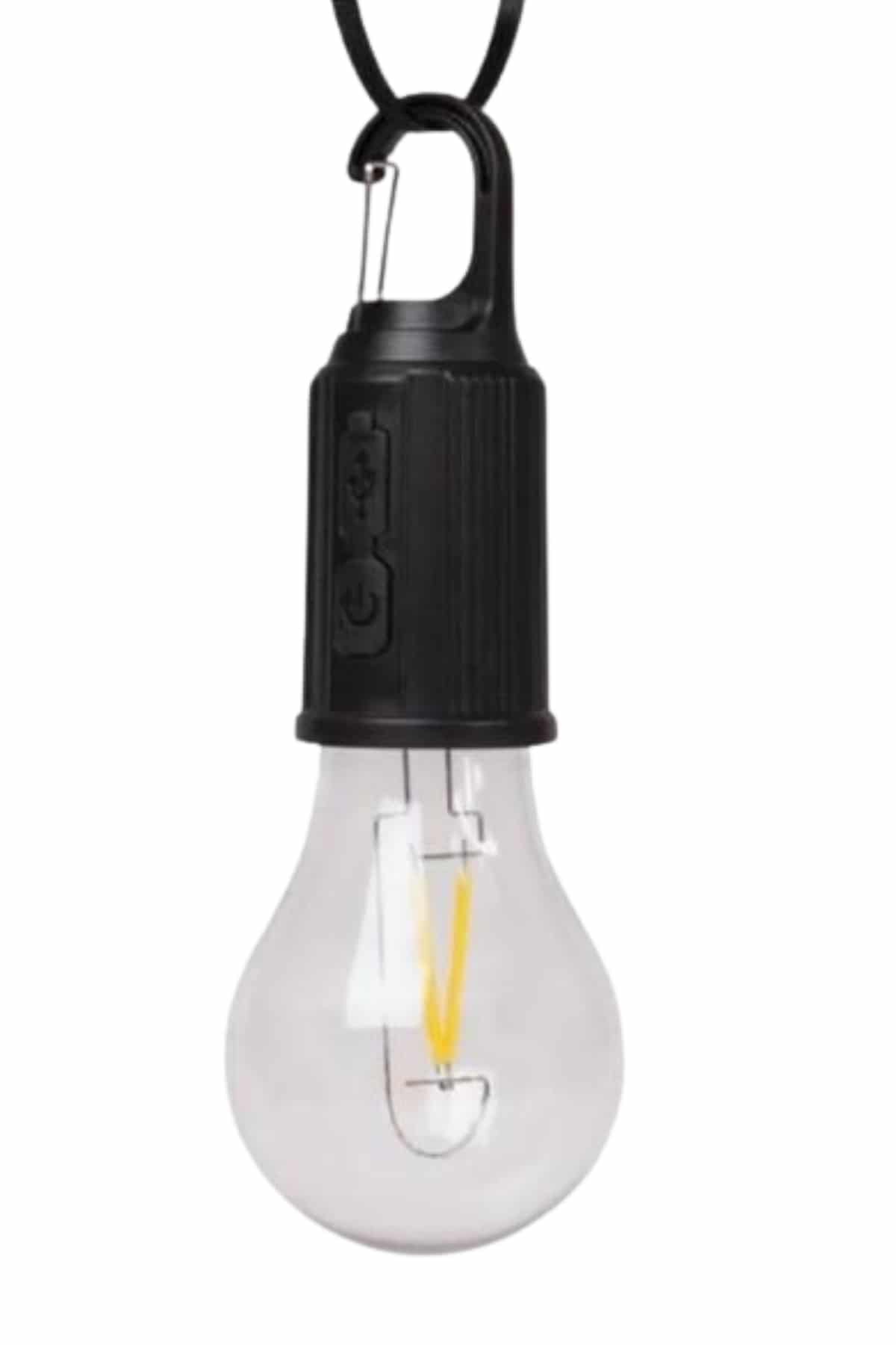 Şarjlı Aydınlatma Ampul Tasarımlı Ambians Işık Askılı Kamp Lambası - Lisinya