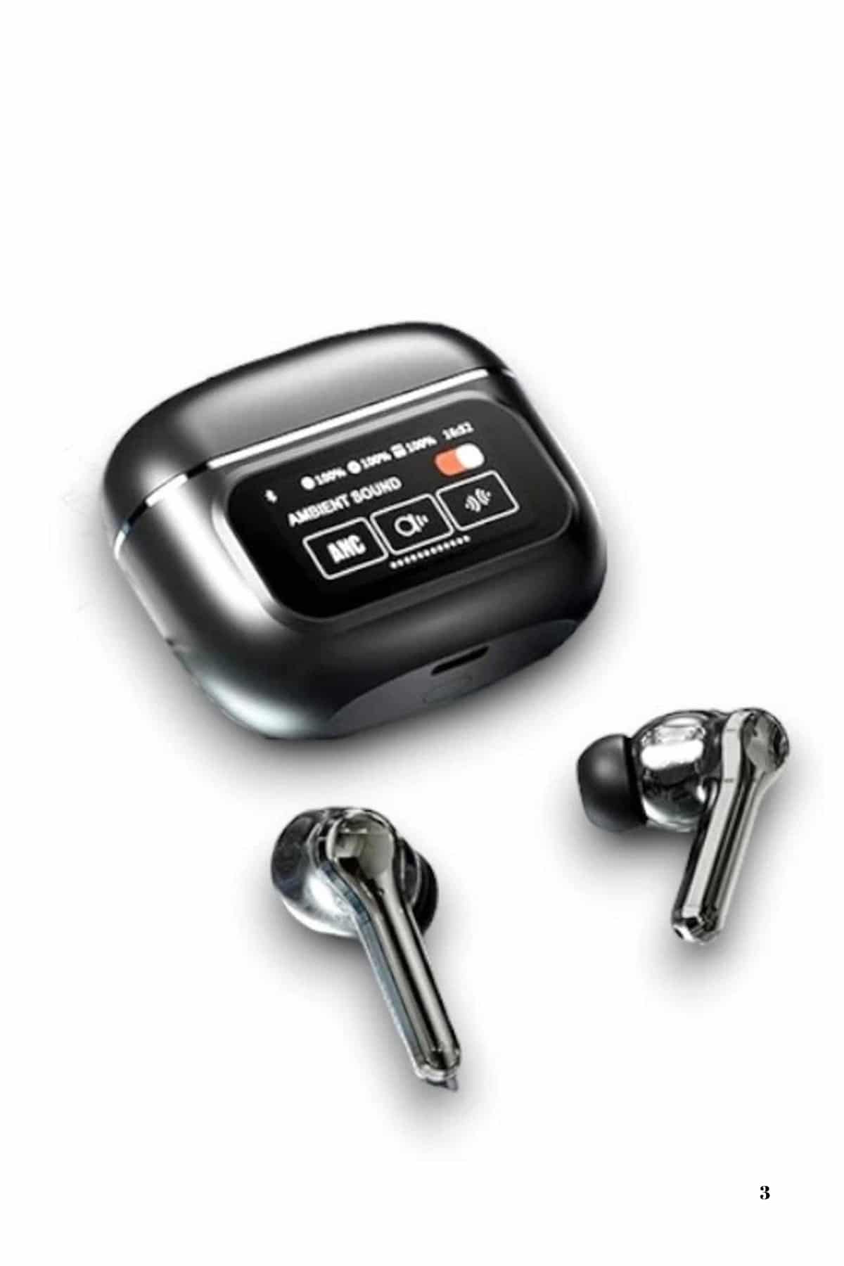 2.Nesil Pro Ekranlı Sesli Görüşme Yapabilen Kablosuz Bluetooth Kulaklık - Lisinya