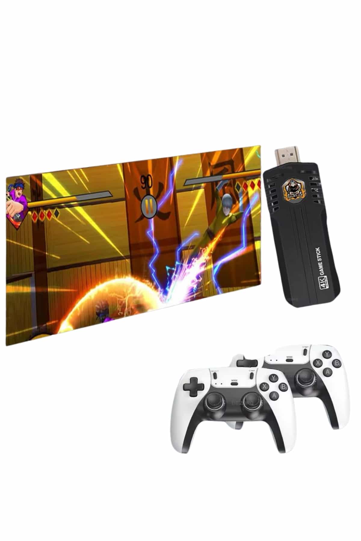 4k Kablosuz Çift Kol Retro Oyunlar 20000 Oyunlu Atari - Lisinya