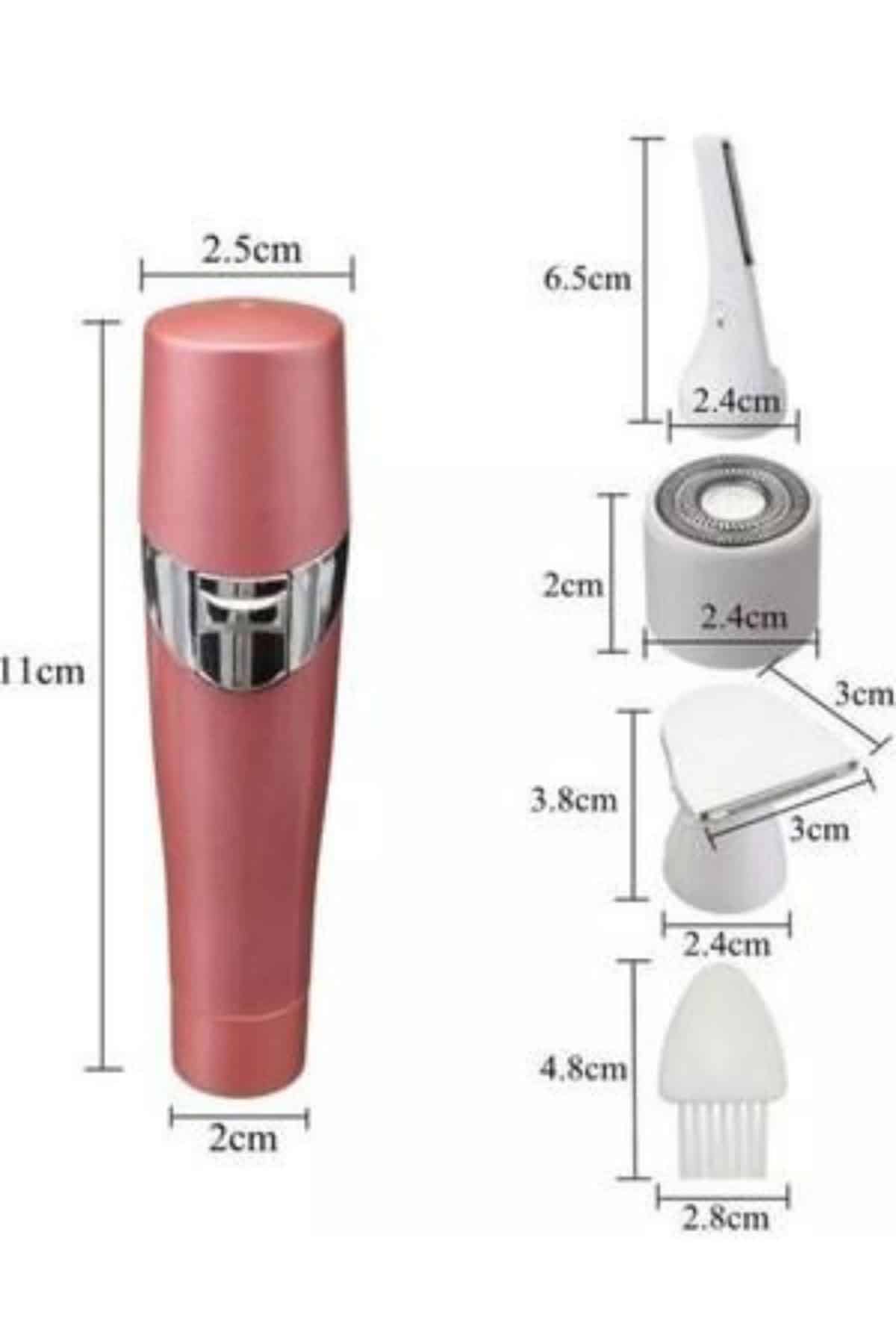 3 Başlıklı Kıl Tüy Temizleyici Epilasyon Aleti Tüm Cilt Tiplerine Uygun - Lisinya