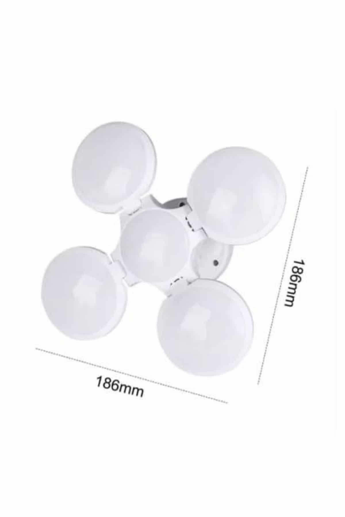 Kamp Lambası Güneş Enerjili Solar 5 Kanatlı Katlanır Lamba Karavan - Lisinya