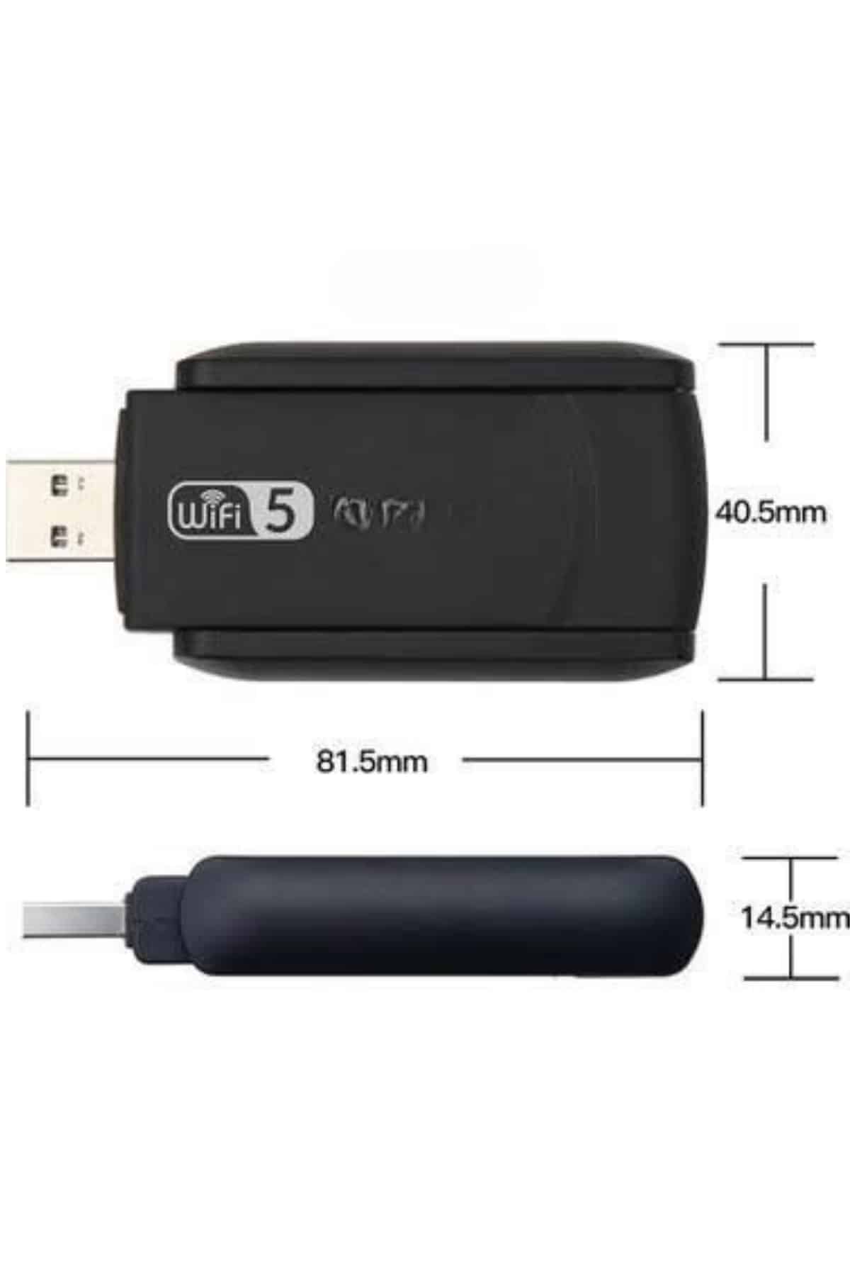 Wifi Alıcı Dual Band Usb 3.0 Adaptör Kablosuz Windows 7/8/10/11 - Lisinya
