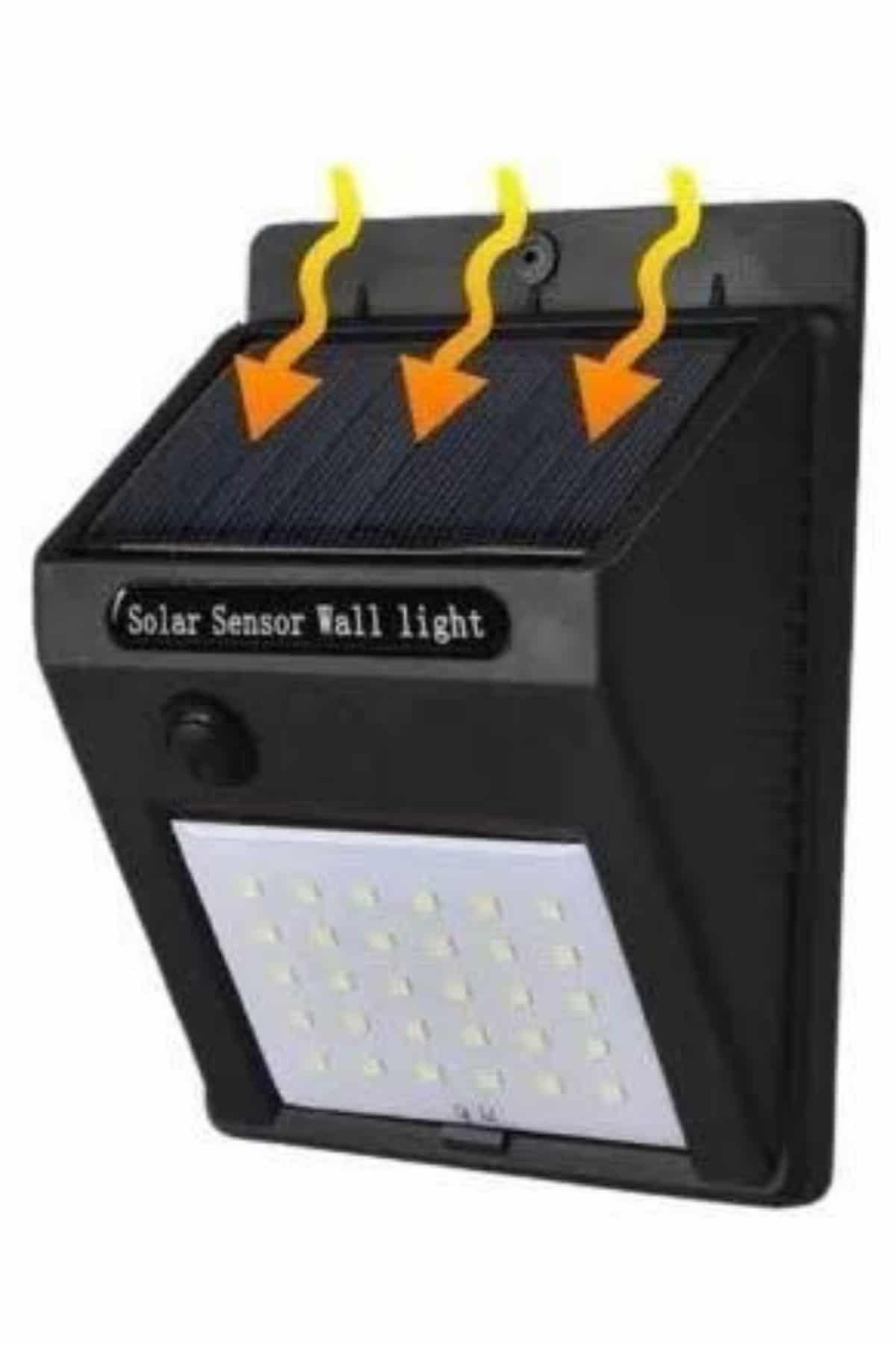 Solar Dekoratif Lambası Sensörlü Led Işık Bahçe Aydınlatma - Lisinya