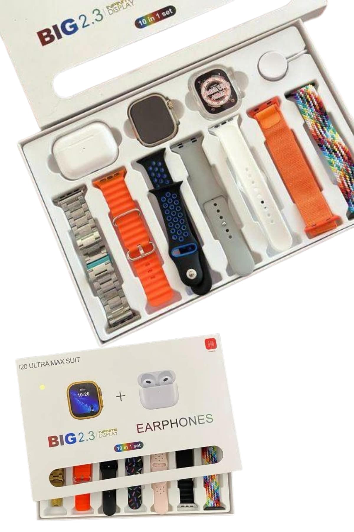 9 Ultra Akıllı Saat 49mm 2inç Ekran 7 Kordonlu ve Bluetooth Kulaklık - Lisinya