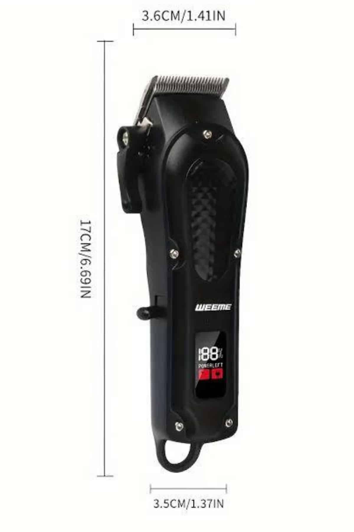 Profesyonel Saç Kesme Aleti Dijital Saç Sakal Tıraş Makinesi Uzun Ömürlü - Lisinya