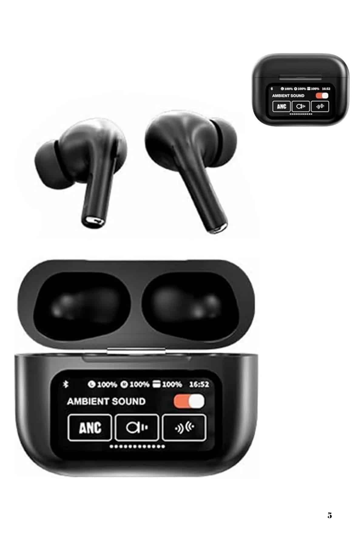 2.Nesil Pro Ekranlı Sesli Görüşme Yapabilen Kablosuz Bluetooth Kulaklık - Lisinya