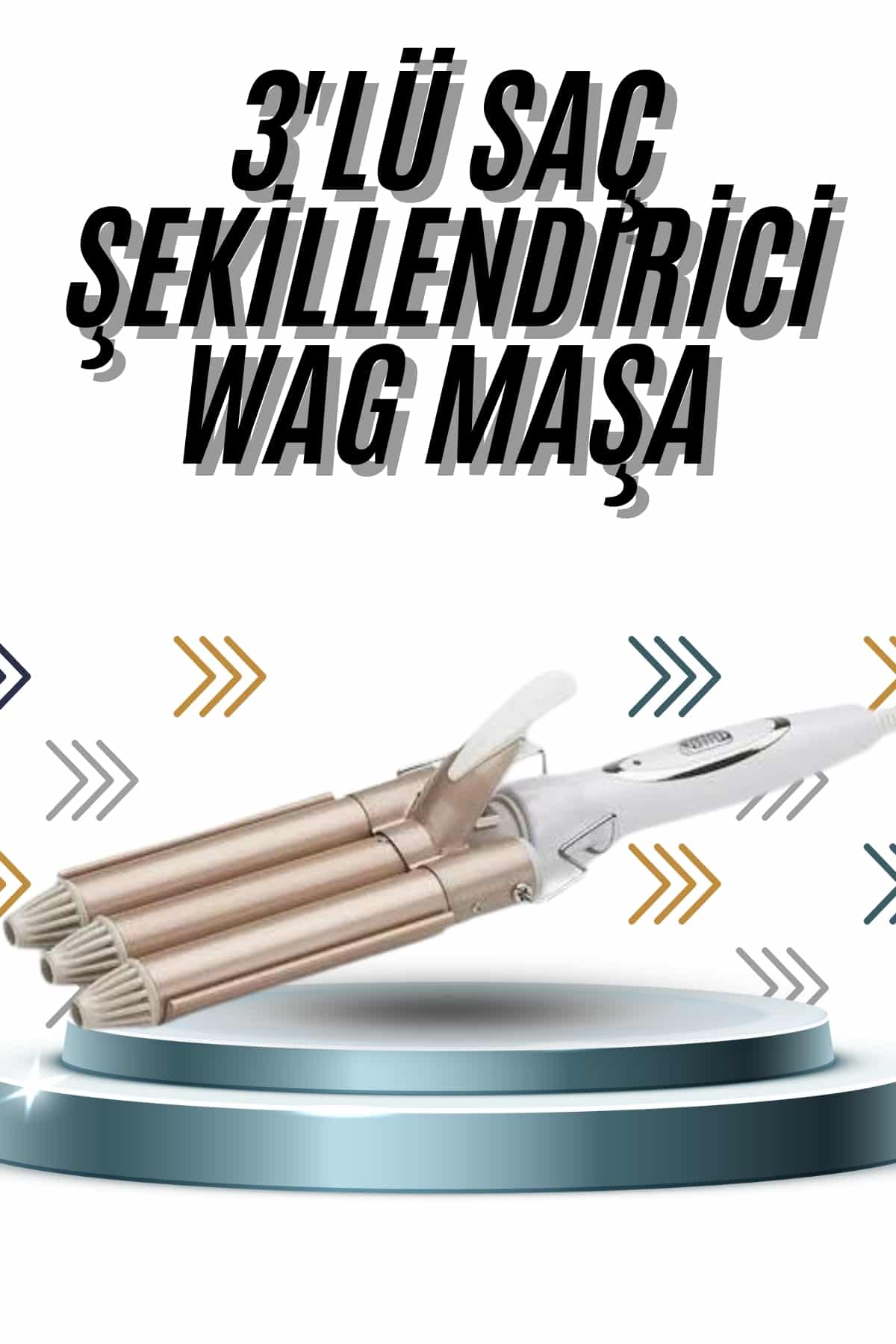 Wag Maşa Profesyonel Saç Şekillendirici İyon Özellikli Isı Kademeli - Lisinya