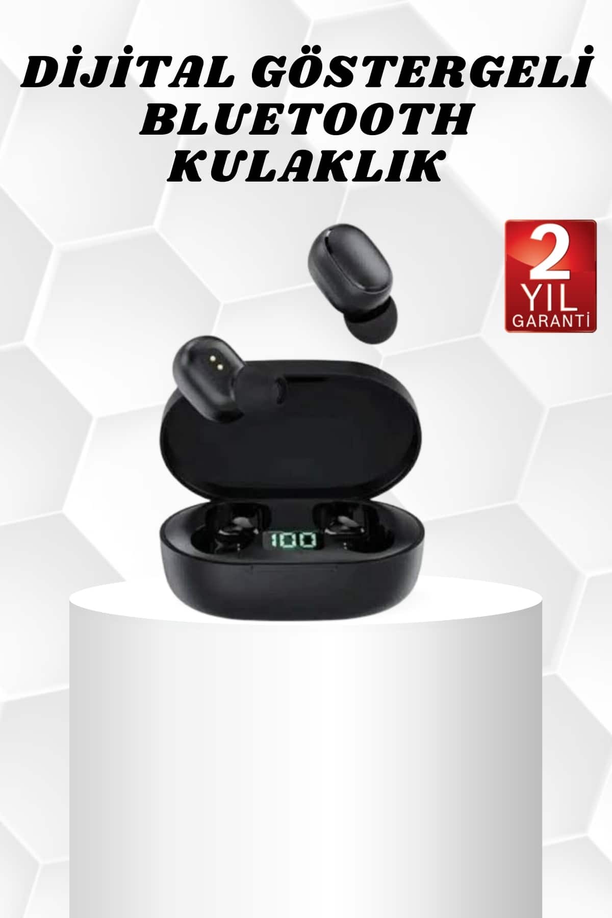 Kablosuz Kulak İçi Bluetooth Kulaklık Stereo Dokunmatik Kontrollü Kulaklık - Lisinya