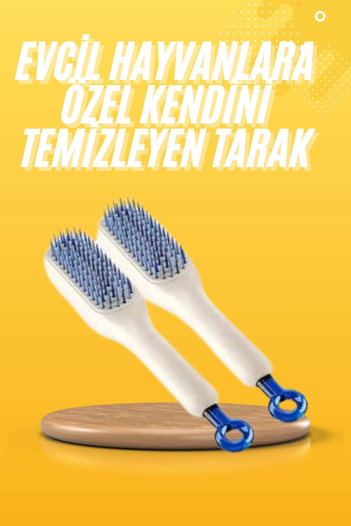 Yeni Nesil Saç Fırçası Saç Derisini Ölü Derilerinden Arındırır Kolay Temizlenen - Lisinya