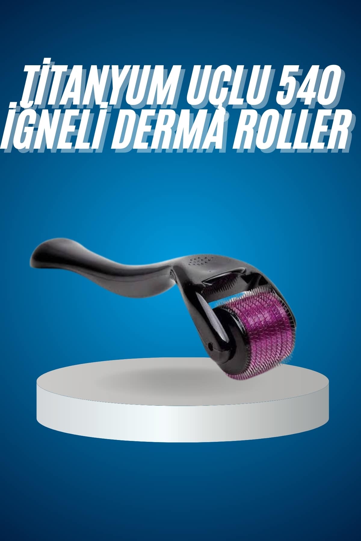 Titanyum Uçlu Derma Roller 540 İğneli 1 mm Gözenek Azaltıcı Akne İzlerine Uygun - Lisinya
