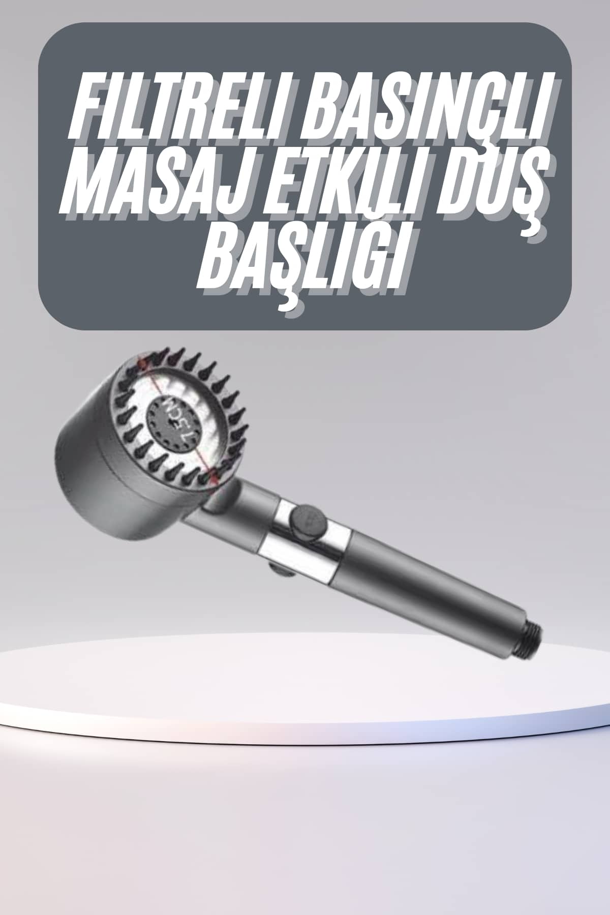 Yüksek Performanslı Masaj Etkili Su Tasarruflu Duş Başlığı Krom Kaplama Uzun Ömürlü - Lisinya