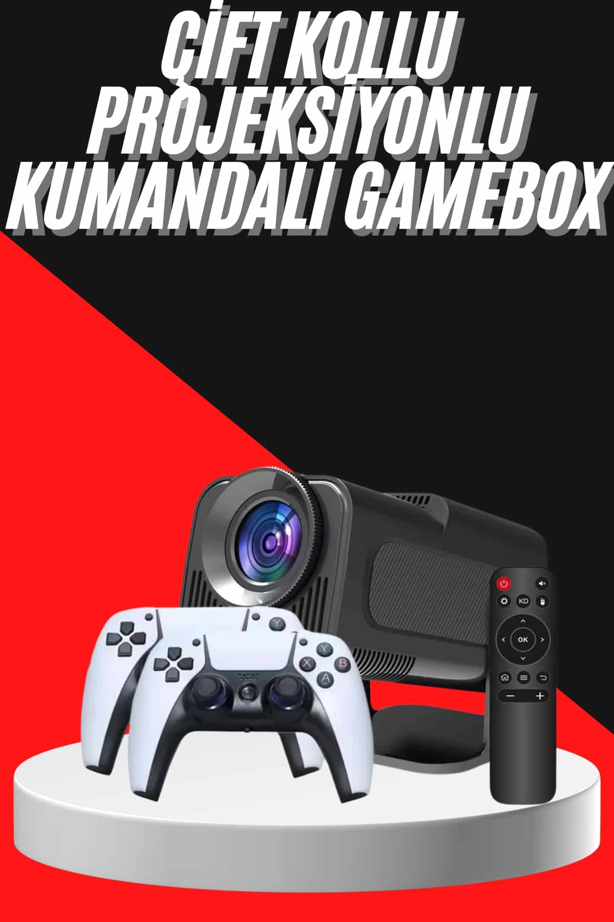 Retro Video Oyunu Konsolu Android Tv El Oyun Konsolu WIFI Taşınabilir Projeksiyon Cihazı - Lisinya