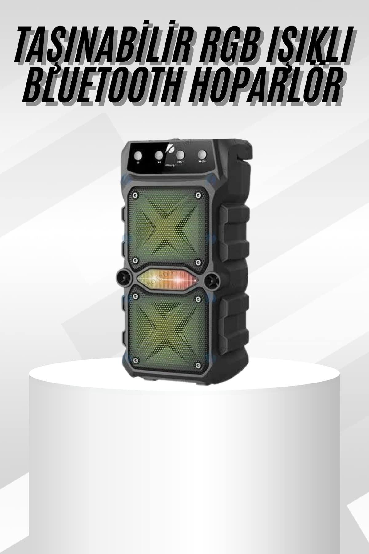 Çift Çıkışlı Güçlü Bataryalı Kablosuz Yüksek Ses Kaliteli Bluetooth Hoparlör - Lisinya Çift Çıkışlı Güçlü Bataryalı Kablosuz Yüksek Ses Kaliteli Bluetooth Hoparlör - Lisinya