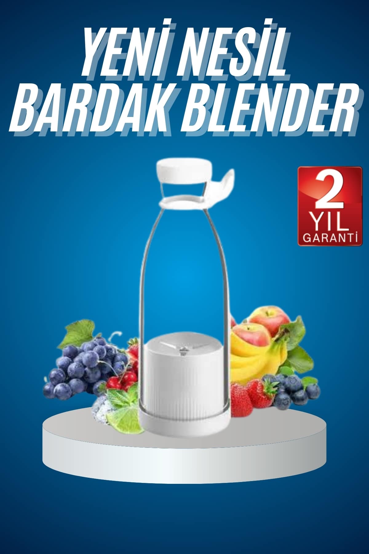 Meyve Sıkacağı Taşınabilir USB Elektrikli Blender Mini - Lisinya