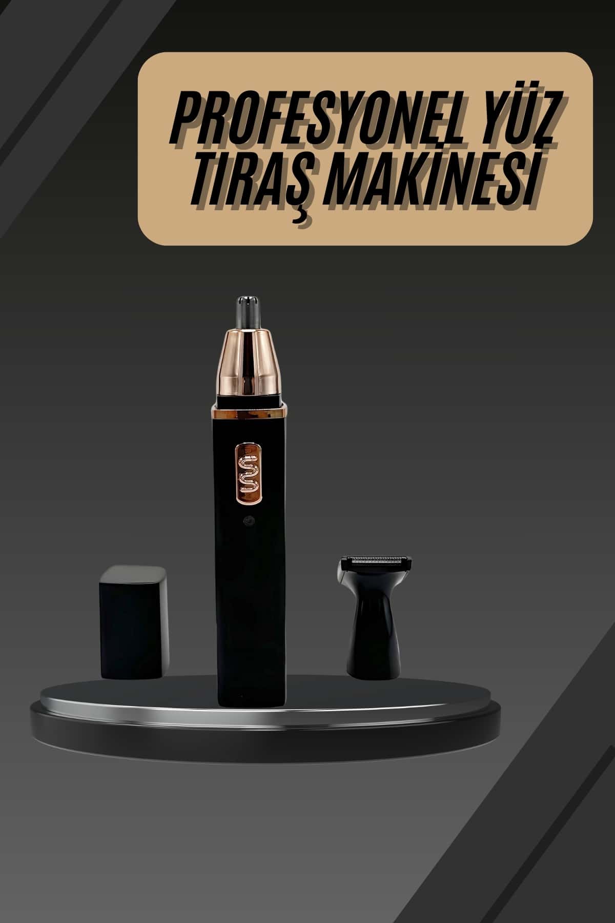 Burun Kulak Kıl Tüy Temizleme Ve Tıraş Makinesi Mini Paslanmaz Çelik - Lisinya