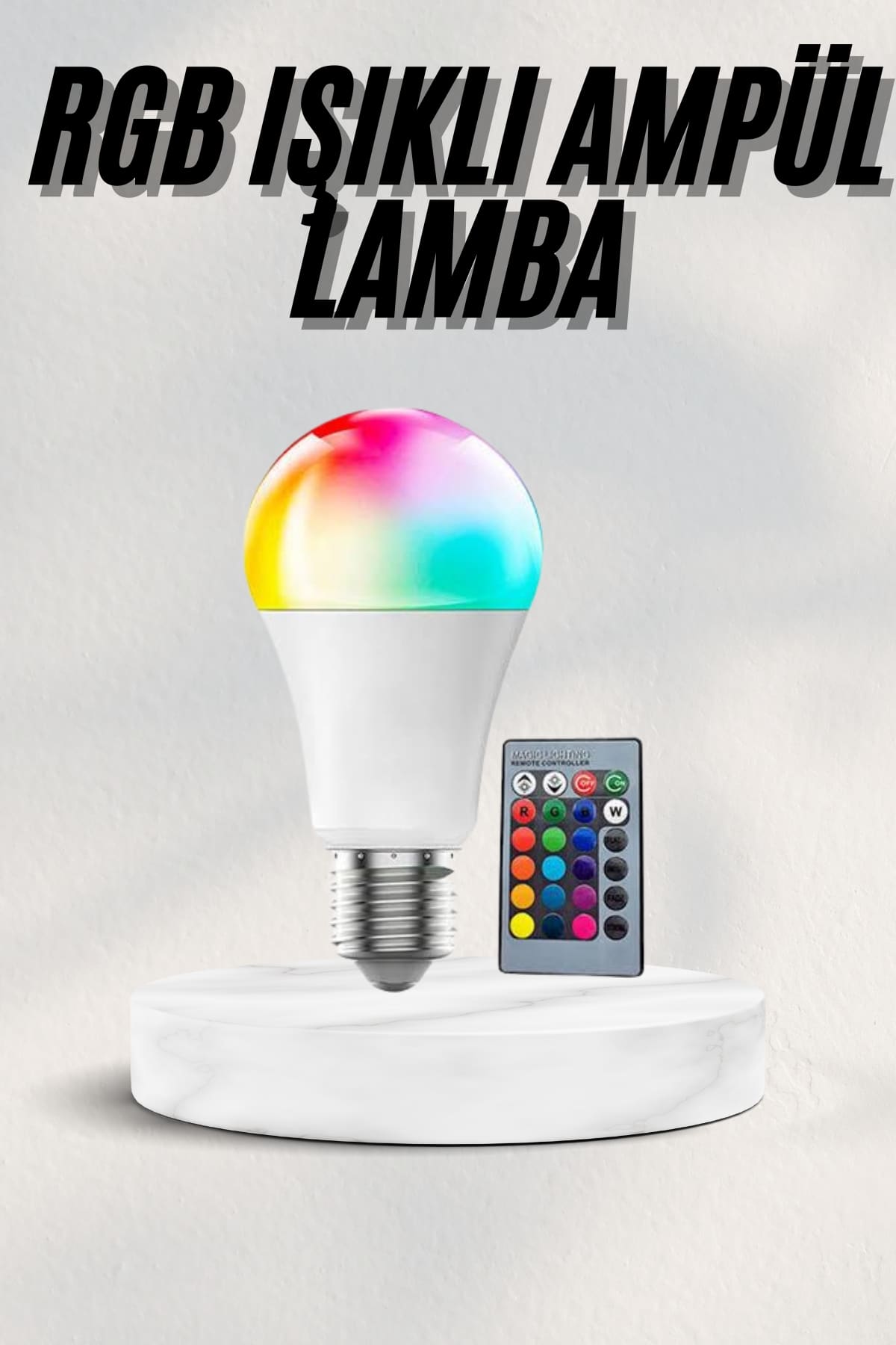 Akıllı RGB Led Ampul Led Uzaktan Kumandalı Renk Değiştiren Ampul - Lisinya Akıllı RGB Led Ampul Led Uzaktan Kumandalı Renk Değiştiren Ampul - Lisinya