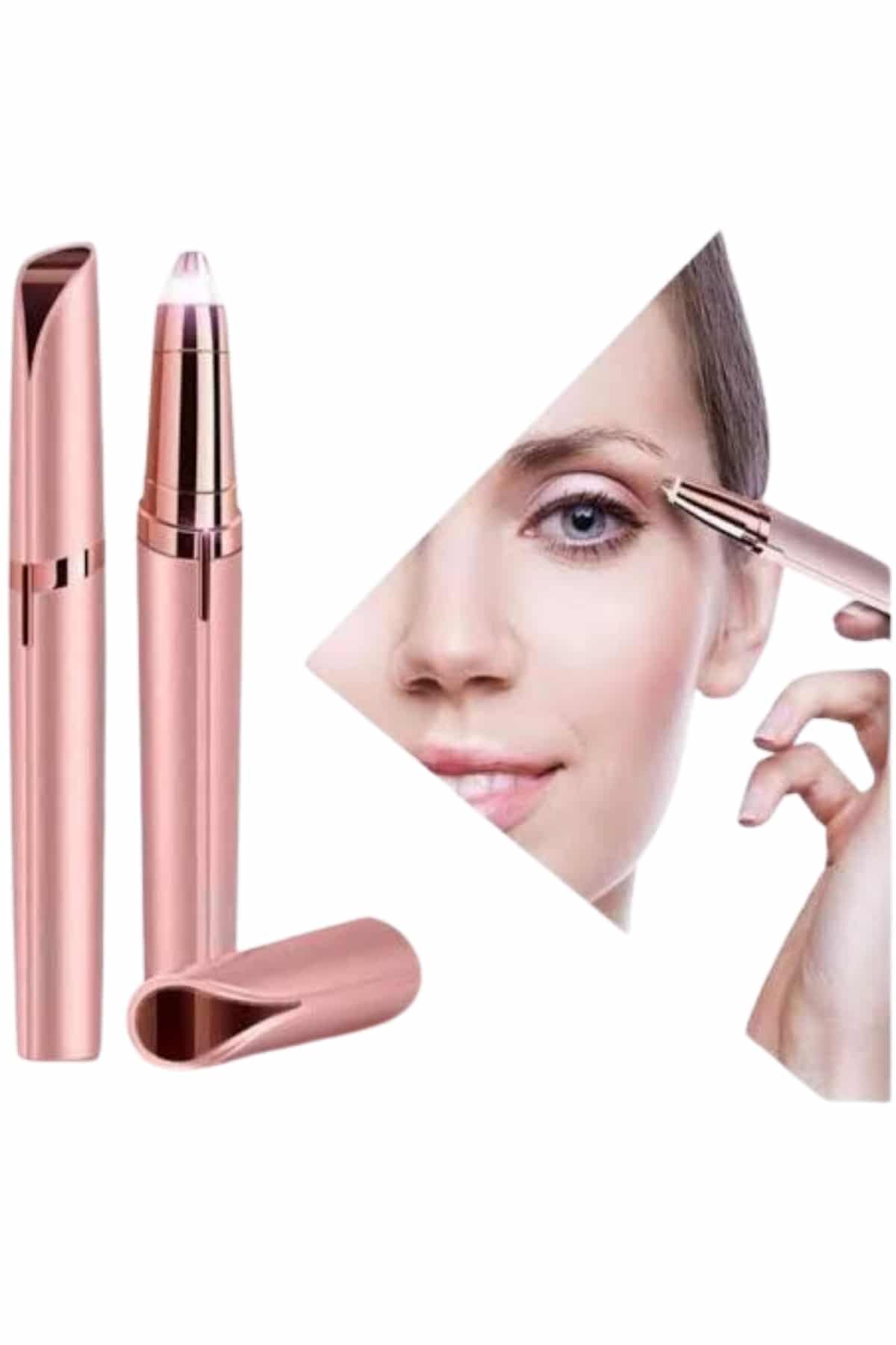 Kaş Bıyık Tüy Epilasyon Aleti Pilli Yüz Kaş Epilatör Kıl Tüy Alma Epilasyon - Lisinya