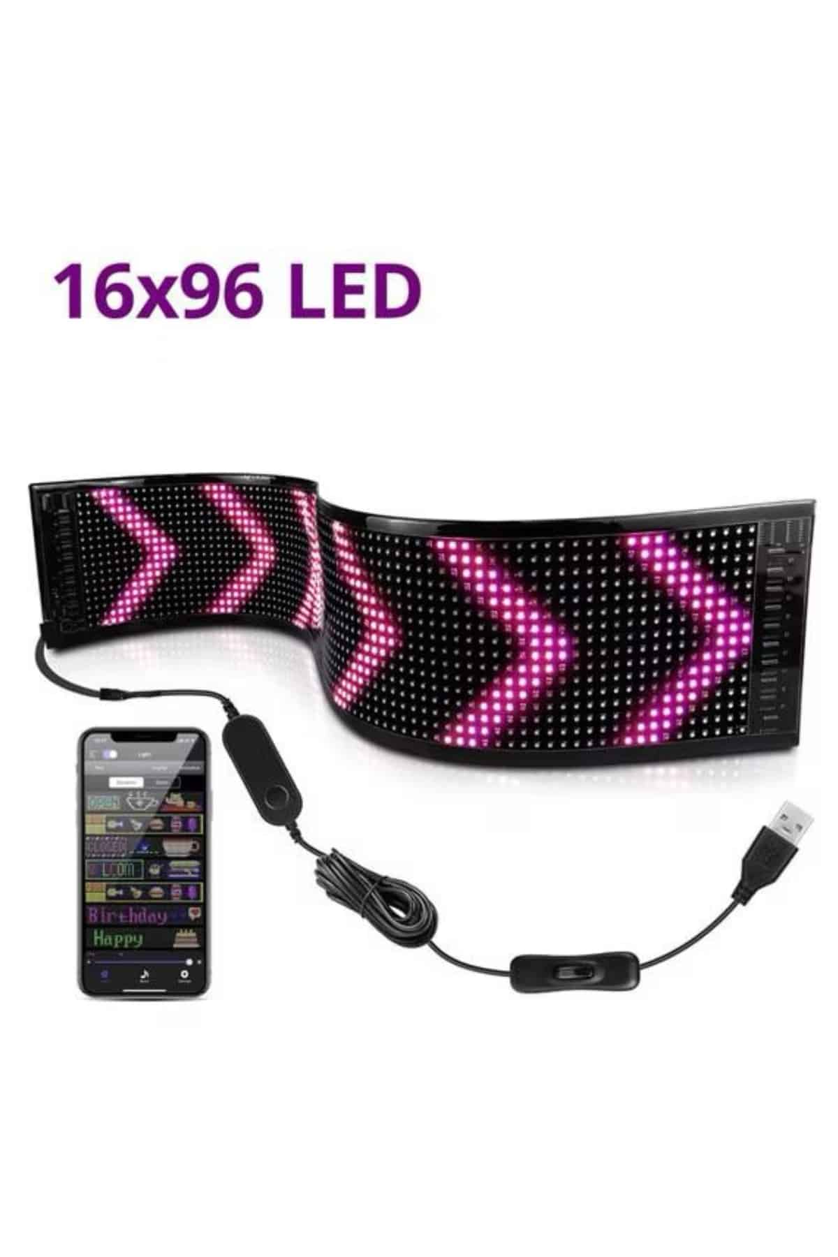 Led Ekran Matrix Panel En Büyük Boy 16X96 Araba Yazısı - Lisinya Led Ekran Matrix Panel En Büyük Boy 16X96 Araba Yazısı - Lisinya