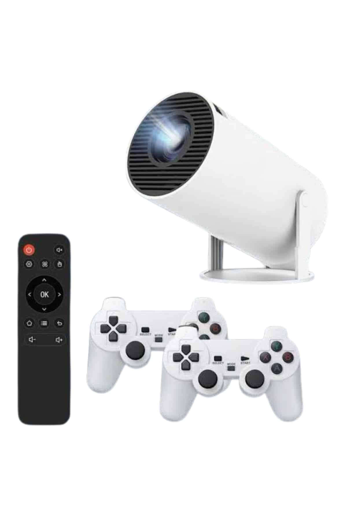 Projeksiyon Cihazı Video Oyun Konsolu 8 GB Hafıza LCD Ekran Kumandalı - Lisinya