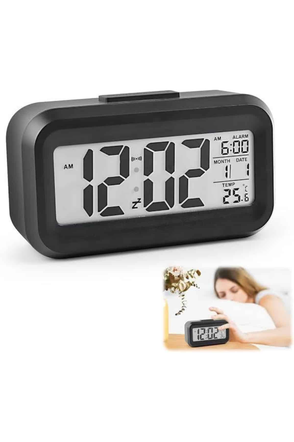 Dijital Işıklı Alarmlı Çalışma Masası Ekran Pilli Çalar Saat - Lisinya Dijital Işıklı Alarmlı Çalışma Masası Ekran Pilli Çalar Saat - Lisinya