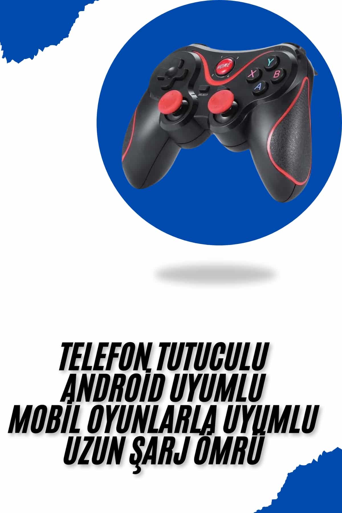 Joystik Gamepad Bluetooth Telefon Tutucu Oyun Kolu Telefon Android Uyumlu - Lisinya
