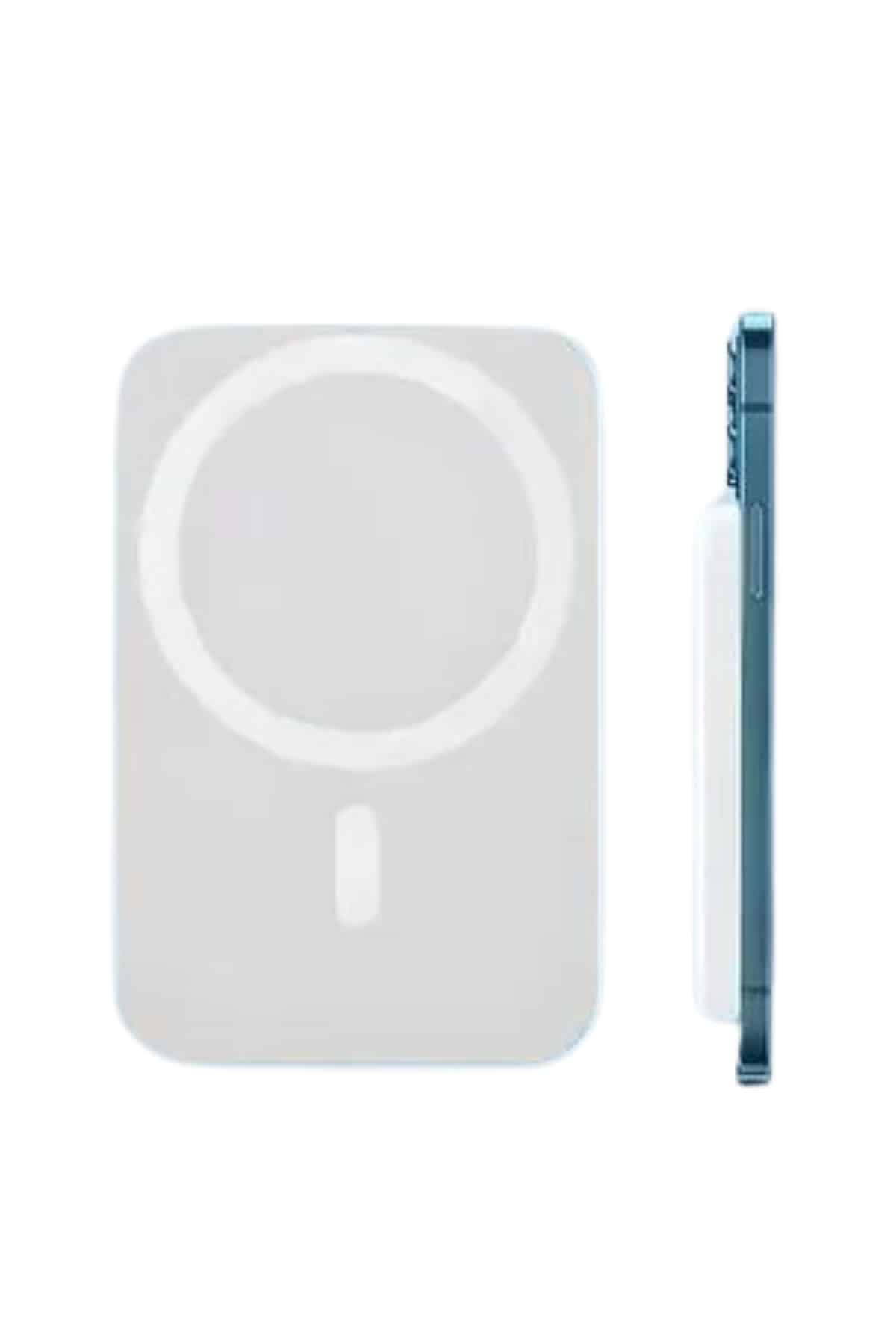 Kablosuz Magsafe Hızlı Şarj 5.000 mah Kablosuz Şarj Cihazı - Lisinya