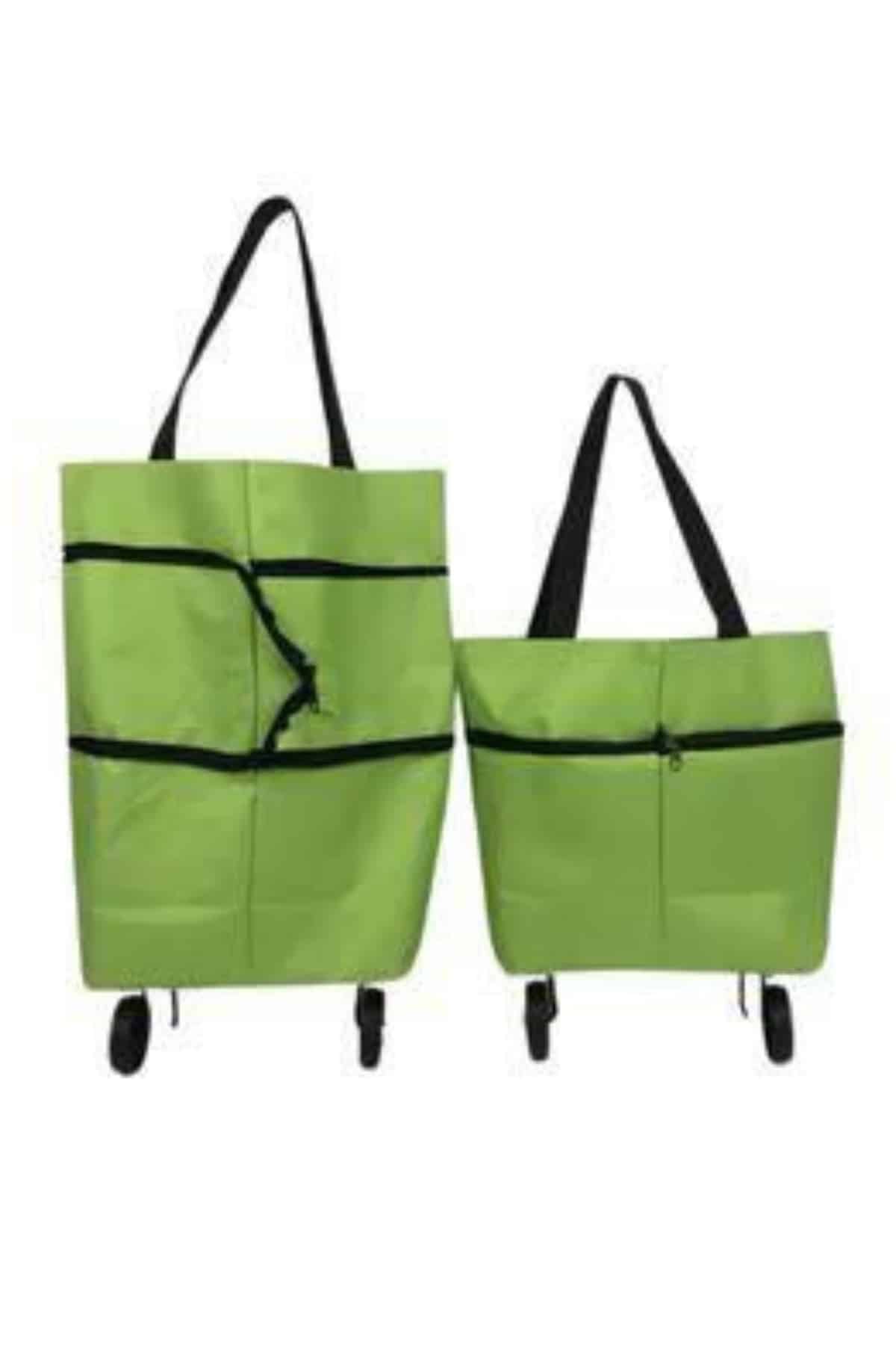 Katlanabilir Tekerlekli Çantalı Çarşı Pazar Arabası Alışveriş Çantası Piknik Çantası - Lisinya Katlanabilir Tekerlekli Çantalı Çarşı Pazar Arabası Alışveriş Çantası Piknik Çantası - Lisinya