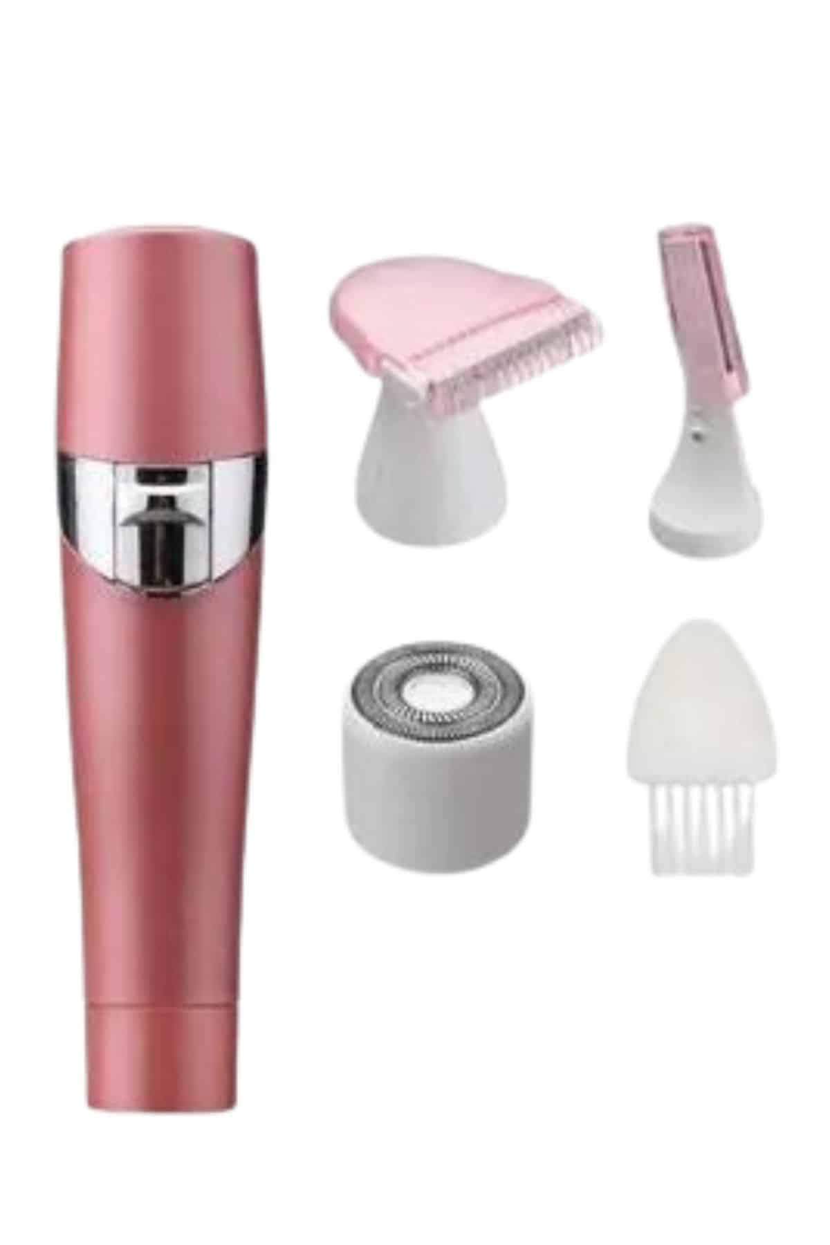 Yüz Kaş ve Tüm Vücut Epilasyon Aleti 3 Başlıklı Hassas Ciltlere Uygun Epilatör - Lisinya