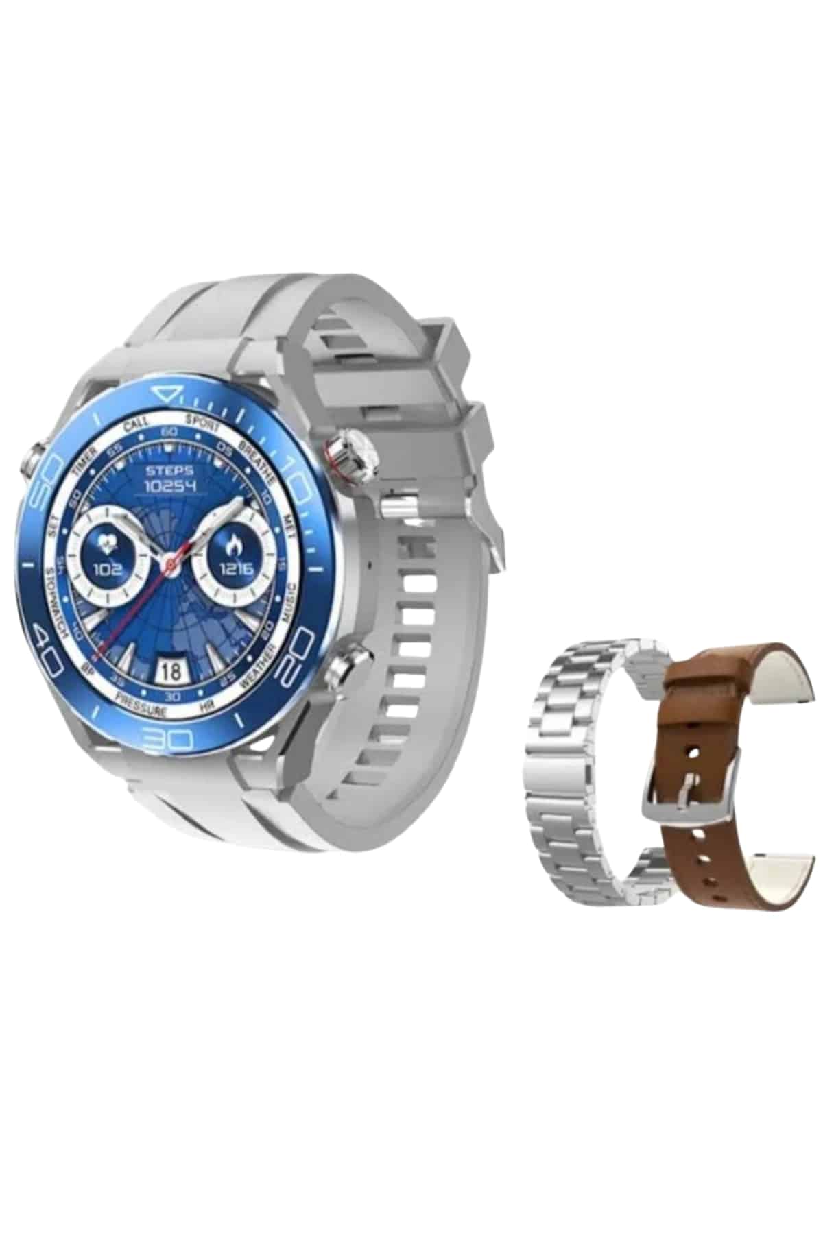 Akıllı Saat 1.62 İnç Ultimate Nabız Sensörlü Sesli Görüşme Yapabilen - Lisinya