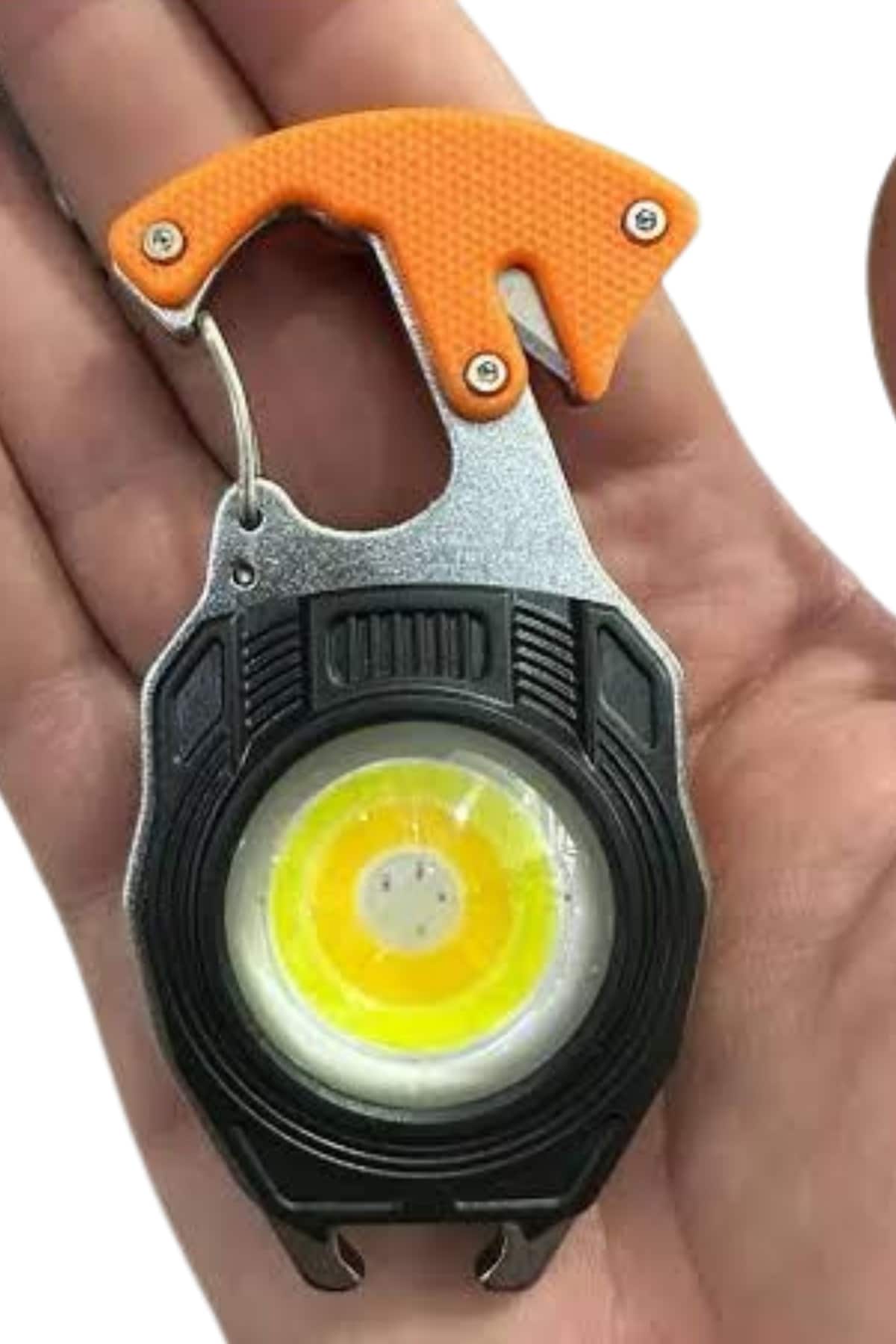 El Feneri LED Anahtarlık Çok Fonksiyonlu Mini Çakmak Özellikli - Lisinya