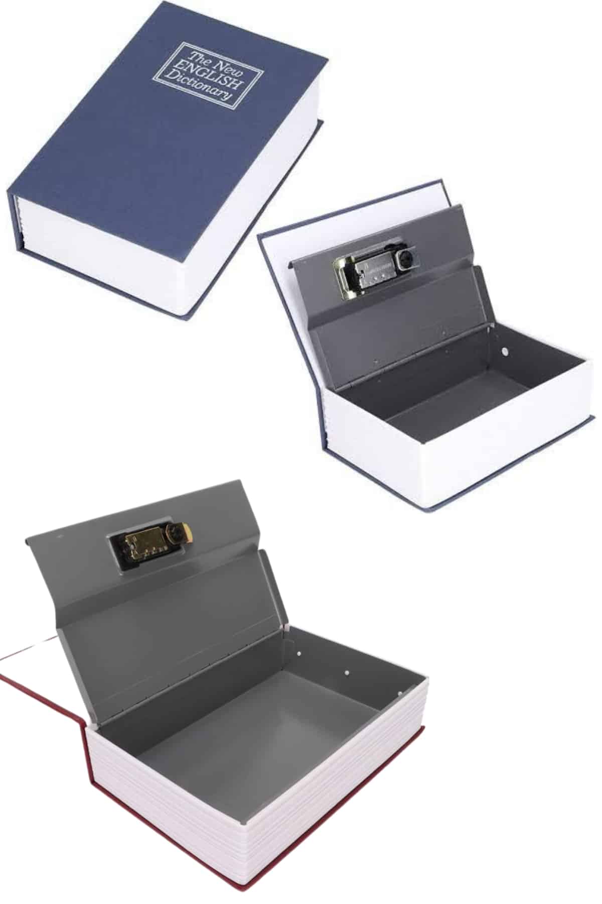 Kilitli Gizli Kasa Sözlük Kumbara Kitap Sözlük Görünümlü 18cm - Lisinya