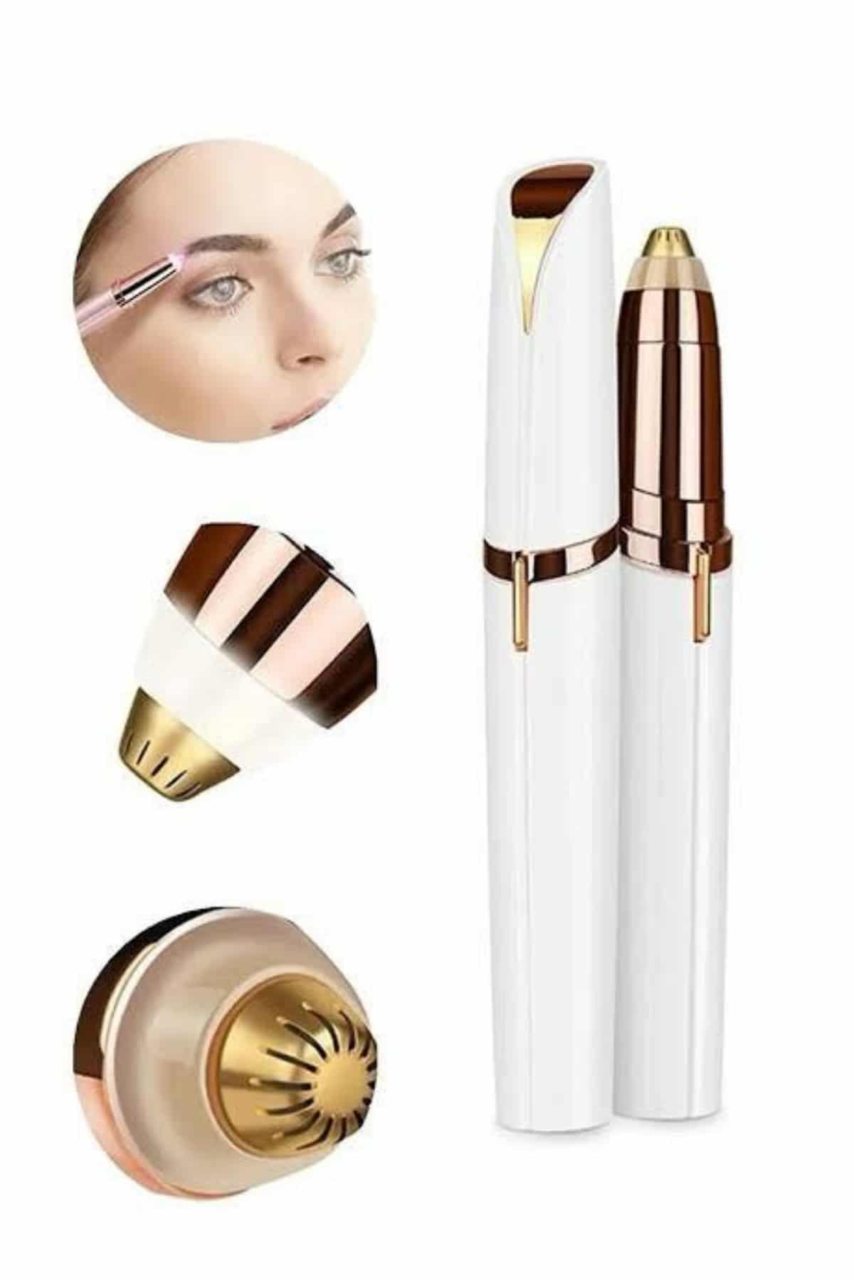 Kaş Bıyık Tüy Epilasyon Aleti Pilli Yüz Kaş Epilatör Kıl Tüy Alma Epilasyon - Lisinya