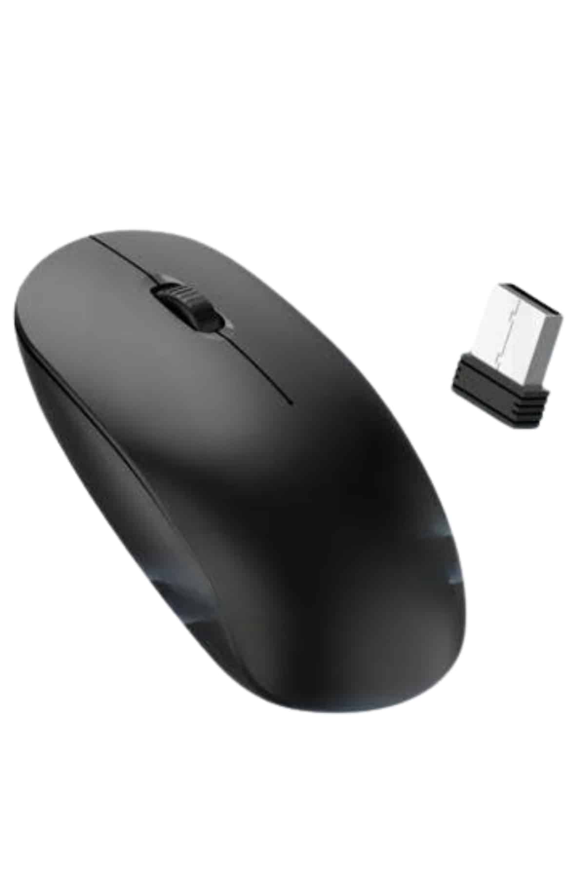 Ergonomik Tasarım Kablosuz Siyah Mouse Hassas Uzun Ömürlü - Lisinya Ergonomik Tasarım Kablosuz Siyah Mouse Hassas Uzun Ömürlü - Lisinya