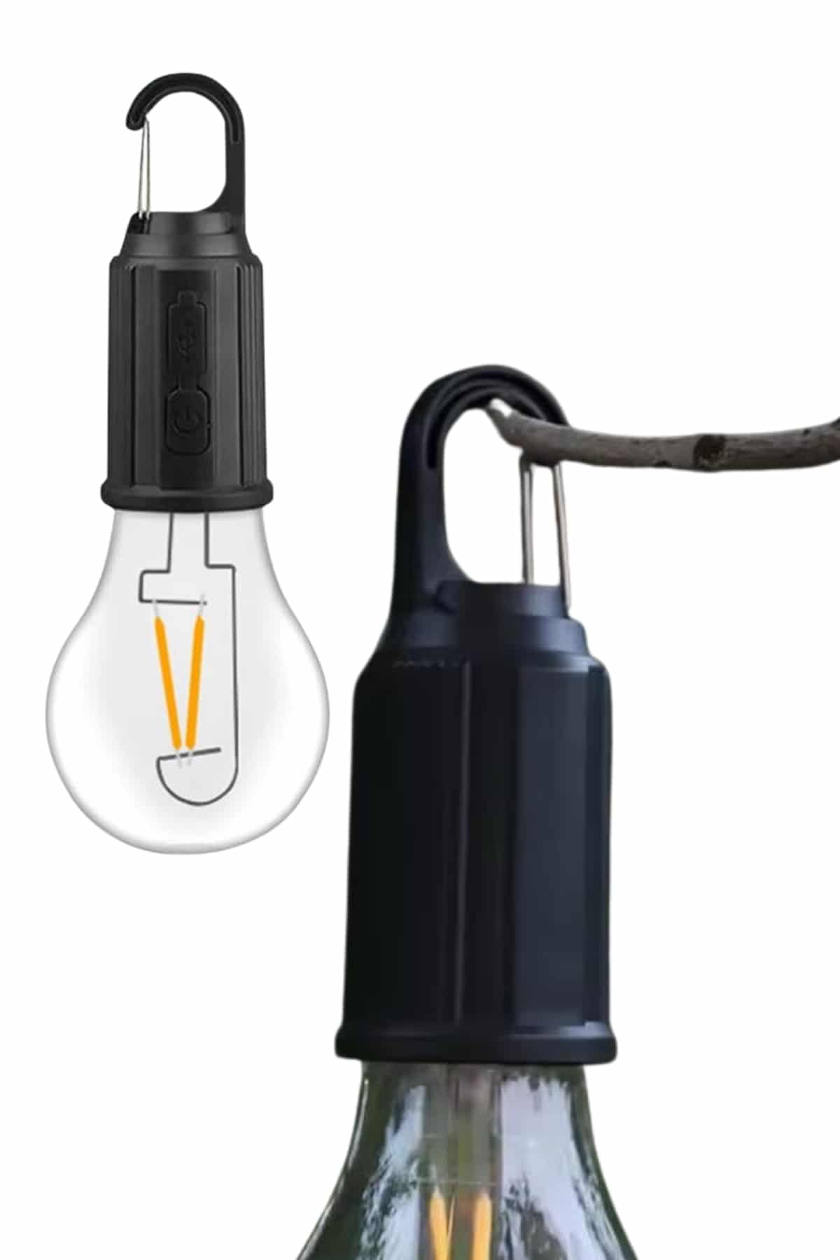 Taşınabilir Şarjlı Led Ampul Askılı Lamba Kamp Bahçe Lambası - Lisinya