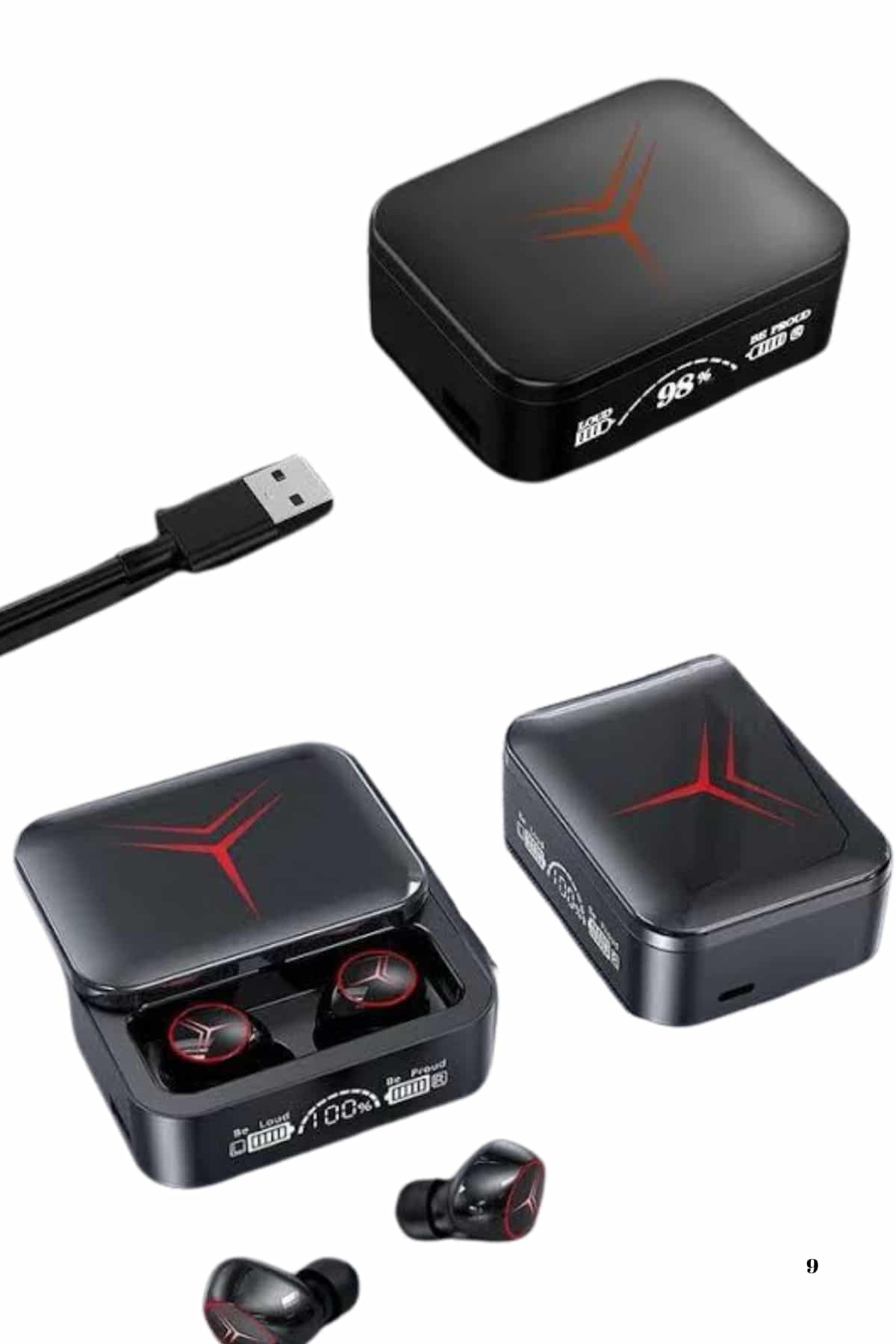 Kablosuz Şarj Göstergeli Powerbank Özellikli Bluetooth Kulaklık Çağrı Cevaplayabilen - Lisinya