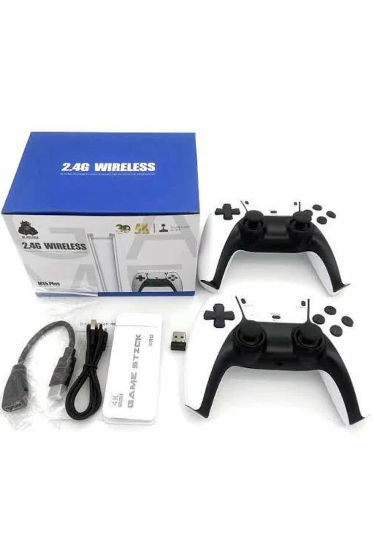 3D 4K HD 2.4G Game Stick 4K Ultra Hd Oyun Konsolu Çift Kollu - Lisinya