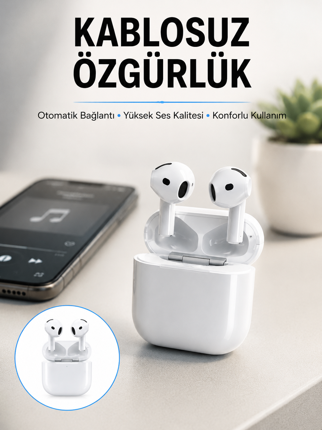 4.Nesil Bluetooth Kulaklık Yüksek Ses Kaliteli Dokunmatik Kontrol Özellikli - Lisinya 4.Nesil Bluetooth Kulaklık Yüksek Ses Kaliteli Dokunmatik Kontrol Özellikli - Lisinya