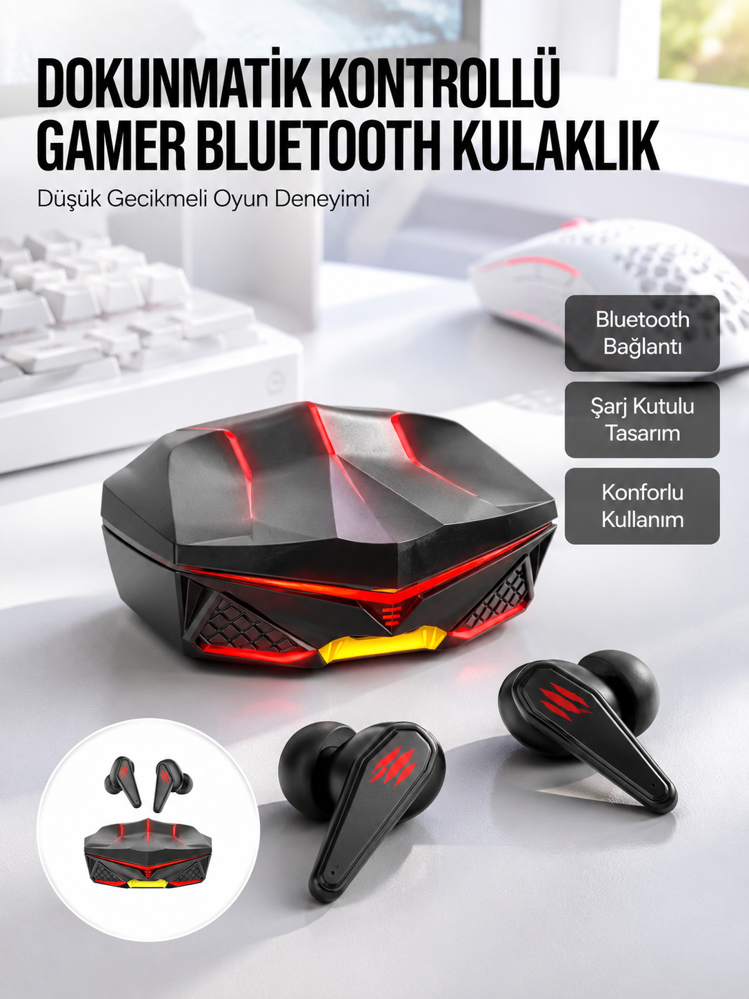 Bluetooth Kulaklık HD Ses Kaliteli Işıklı Metal Kasa Ios Android Uyumlu Mikrofonlu - Lisinya Bluetooth Kulaklık HD Ses Kaliteli Işıklı Metal Kasa Ios Android Uyumlu Mikrofonlu - Lisinya