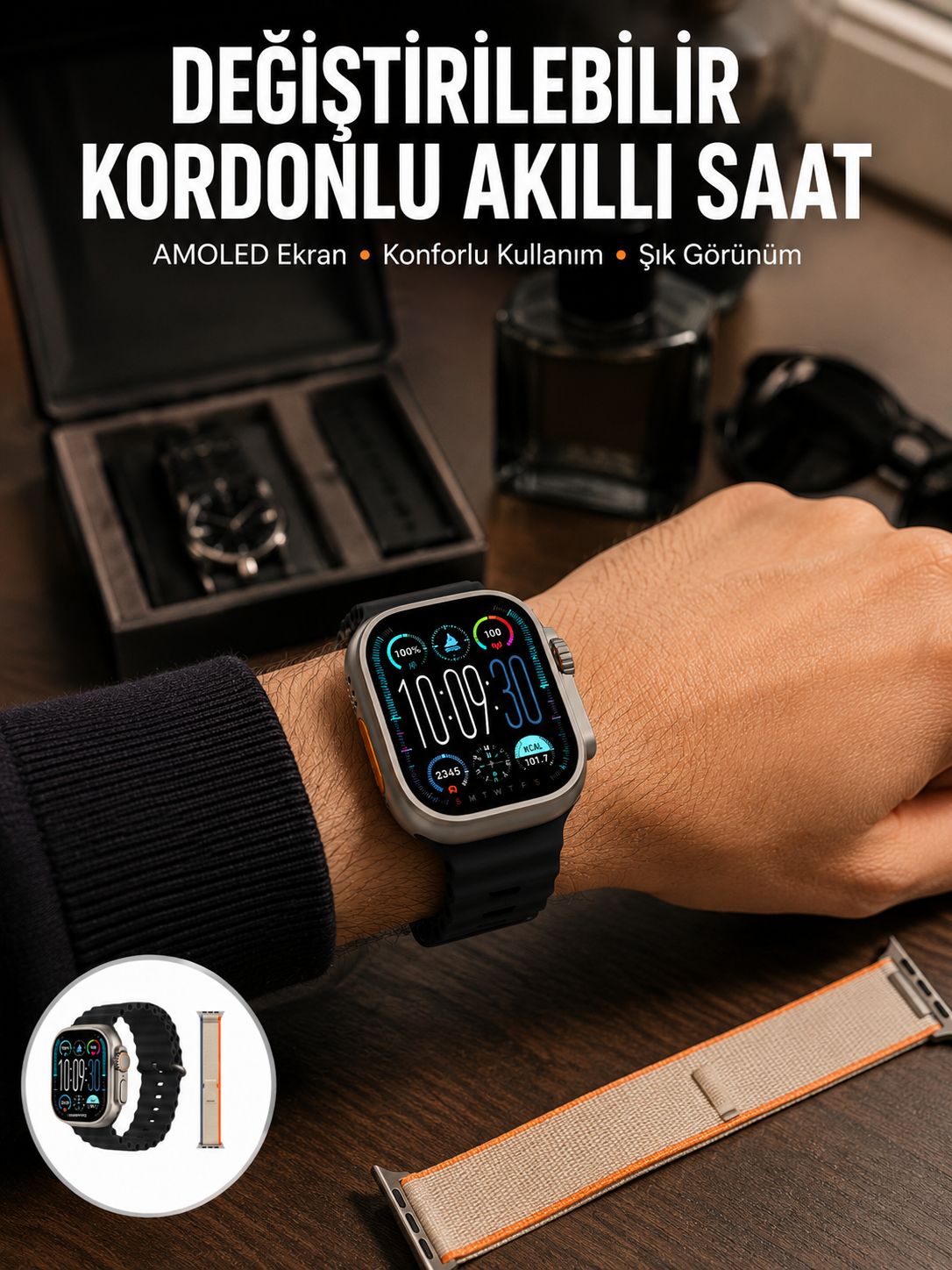 Akıllı Saat Çok Fonksiyonlu Unısex Sosyal Medya Girişli Bluetooth Bağlantılı - Lisinya Akıllı Saat Çok Fonksiyonlu Unısex Sosyal Medya Girişli Bluetooth Bağlantılı - Lisinya