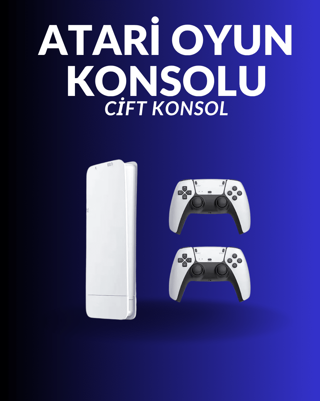 HDMI Çıkışlı Çift Kablosuz Kollu Retro Game Stick – M15 - Lisinya